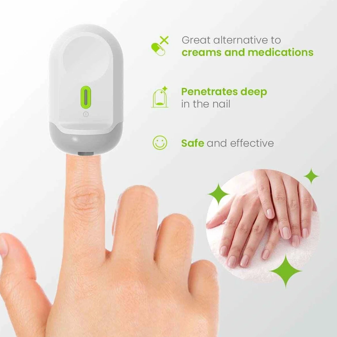 TensCare Nailit Laser Nettoyage et Soin des Ongles