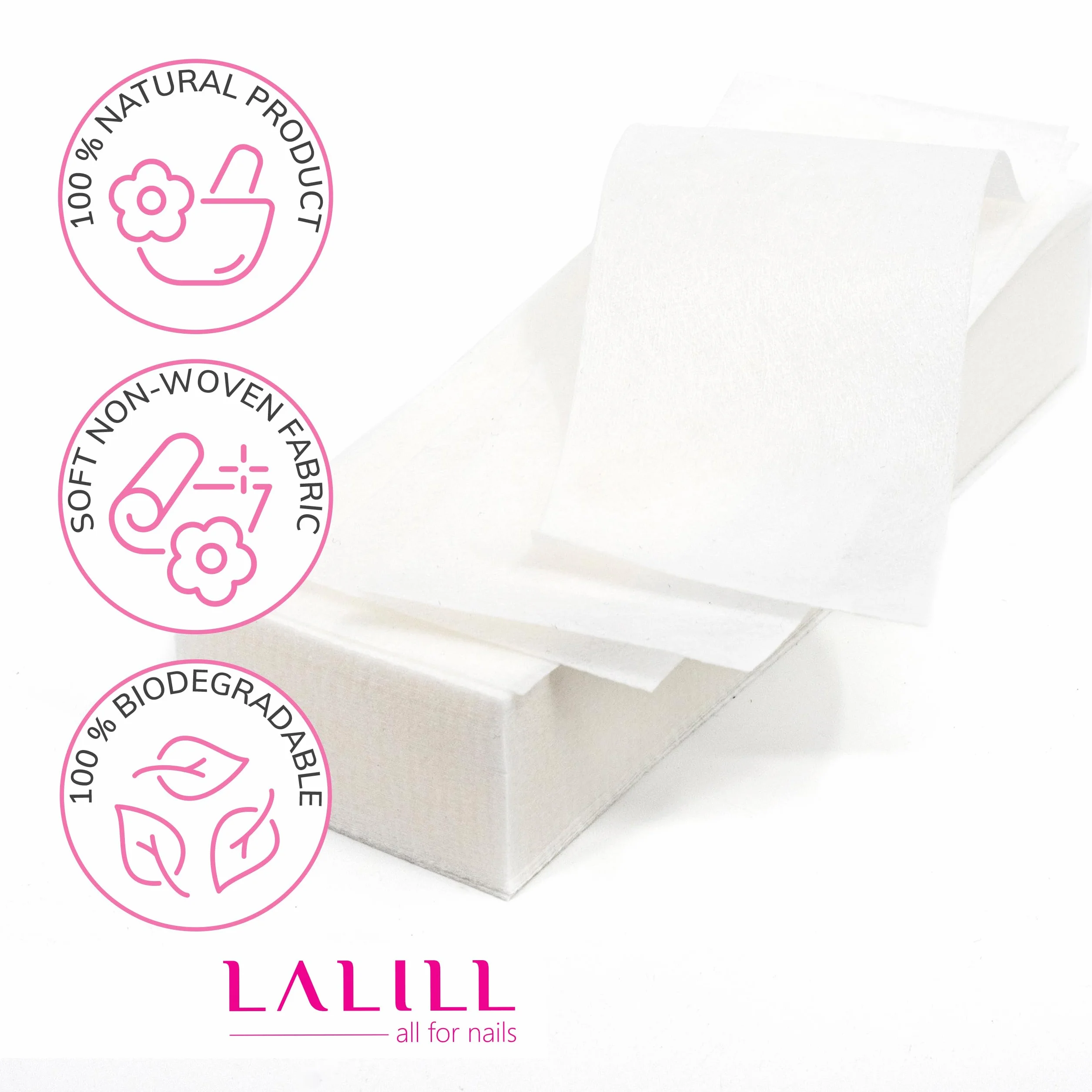LALILL Bande de Cire Epilation 100 Pièces - Visage, Corps, Maillot - Bandes Non Tissées pour Cire Chaude, Épilation à Froid