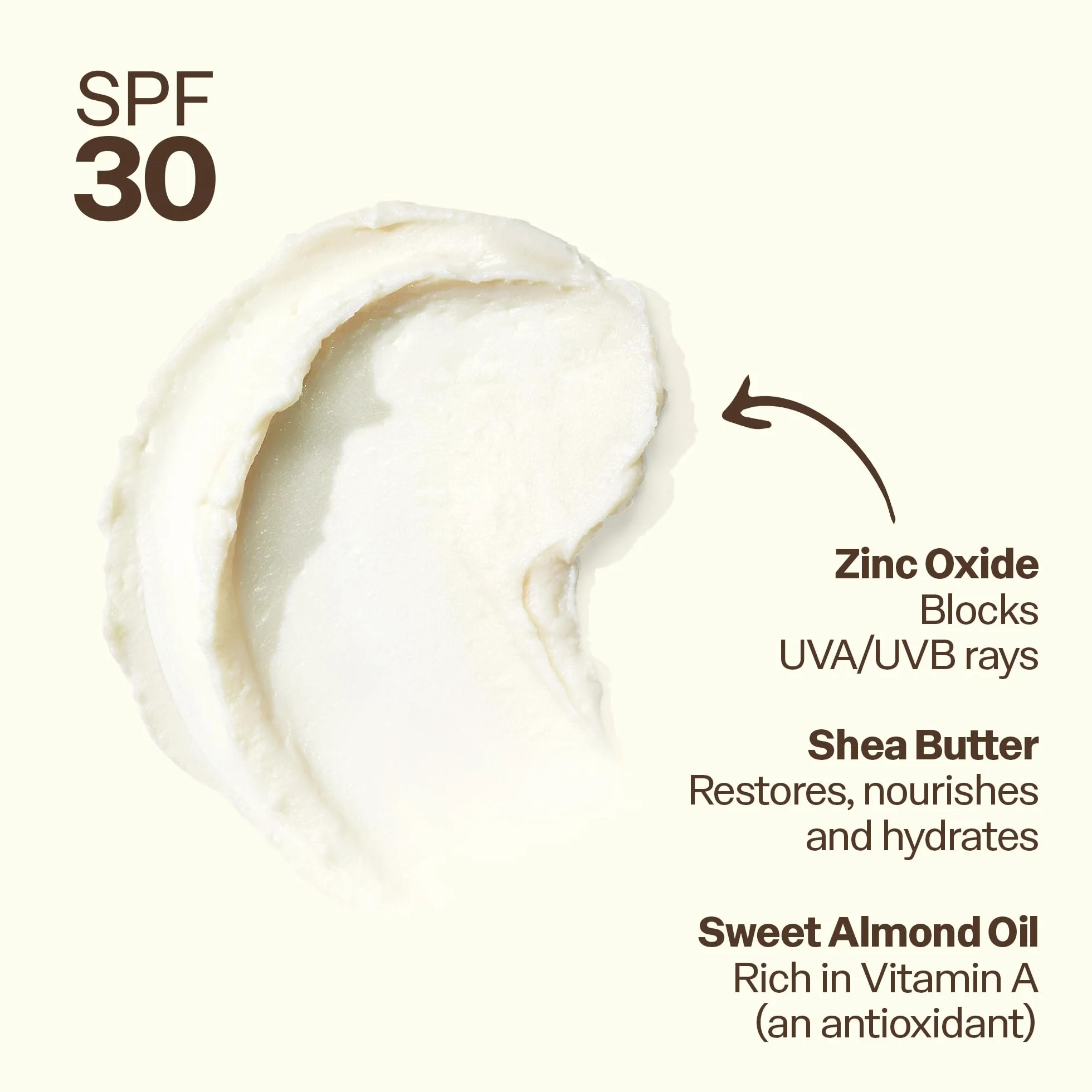 Sun Bum Baume à lèvres SPF 30 Protection UVA/UVB à large spectre respectueux des récifs Zinc 0.4 oz