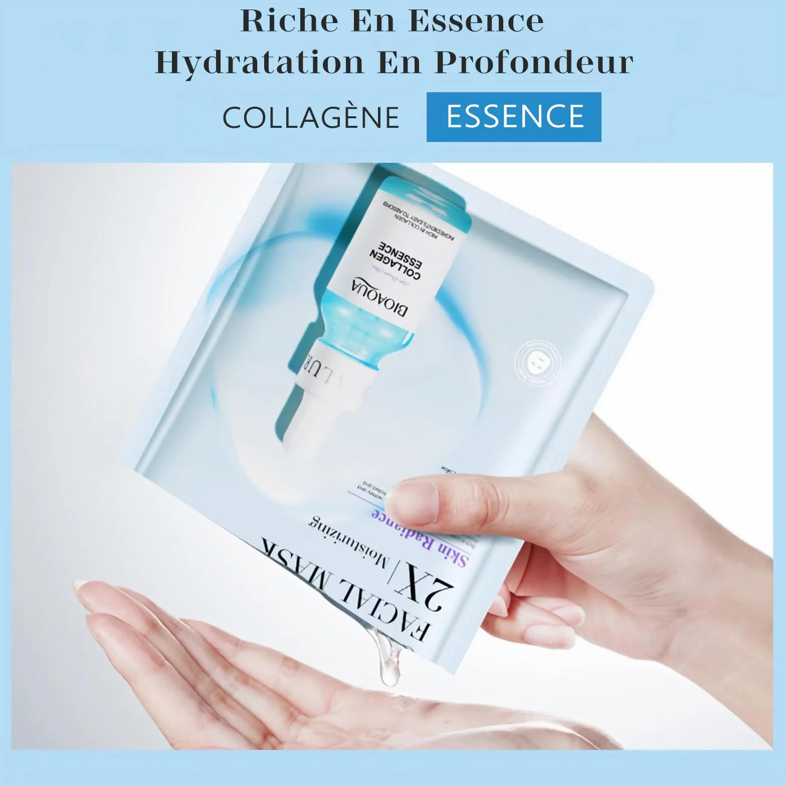 JORUN 12 Masques Hydratants en Tissu - Masques Coréens Anti-Âge, Éclaircissants, Multipack Beauté Vegan