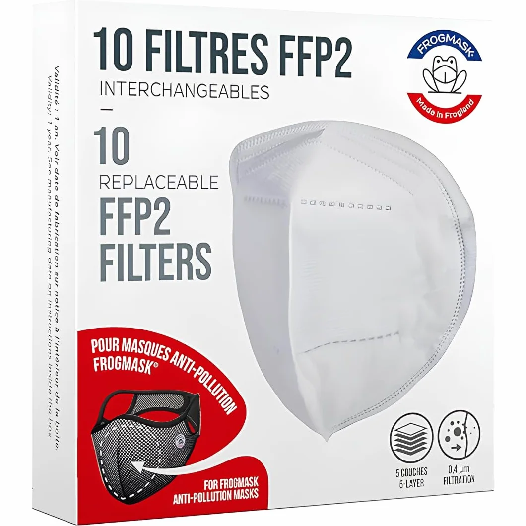 FROGMASK Masque de protection anti-pollution vélo FFP2 réutilisable lavable Fabriqué en France