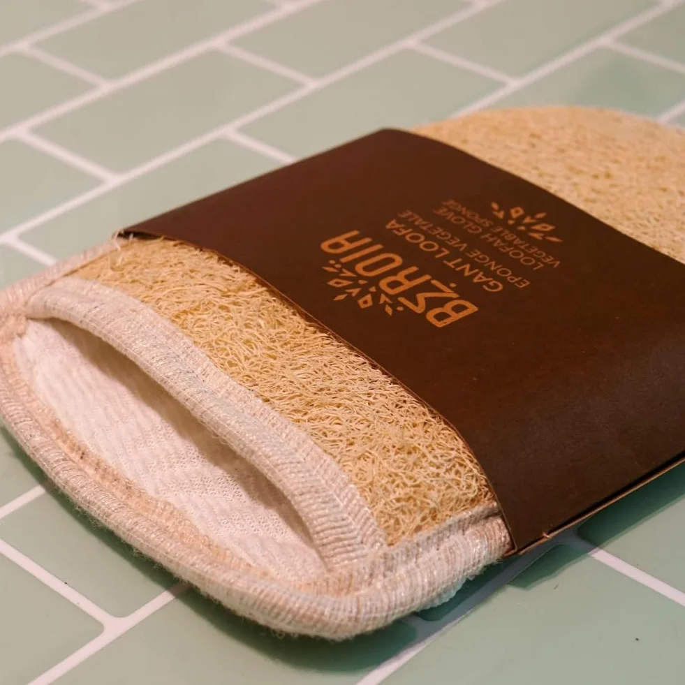 Beroia Gant Loofah Exfoliant pour Hammam Gommage Traditionnel
