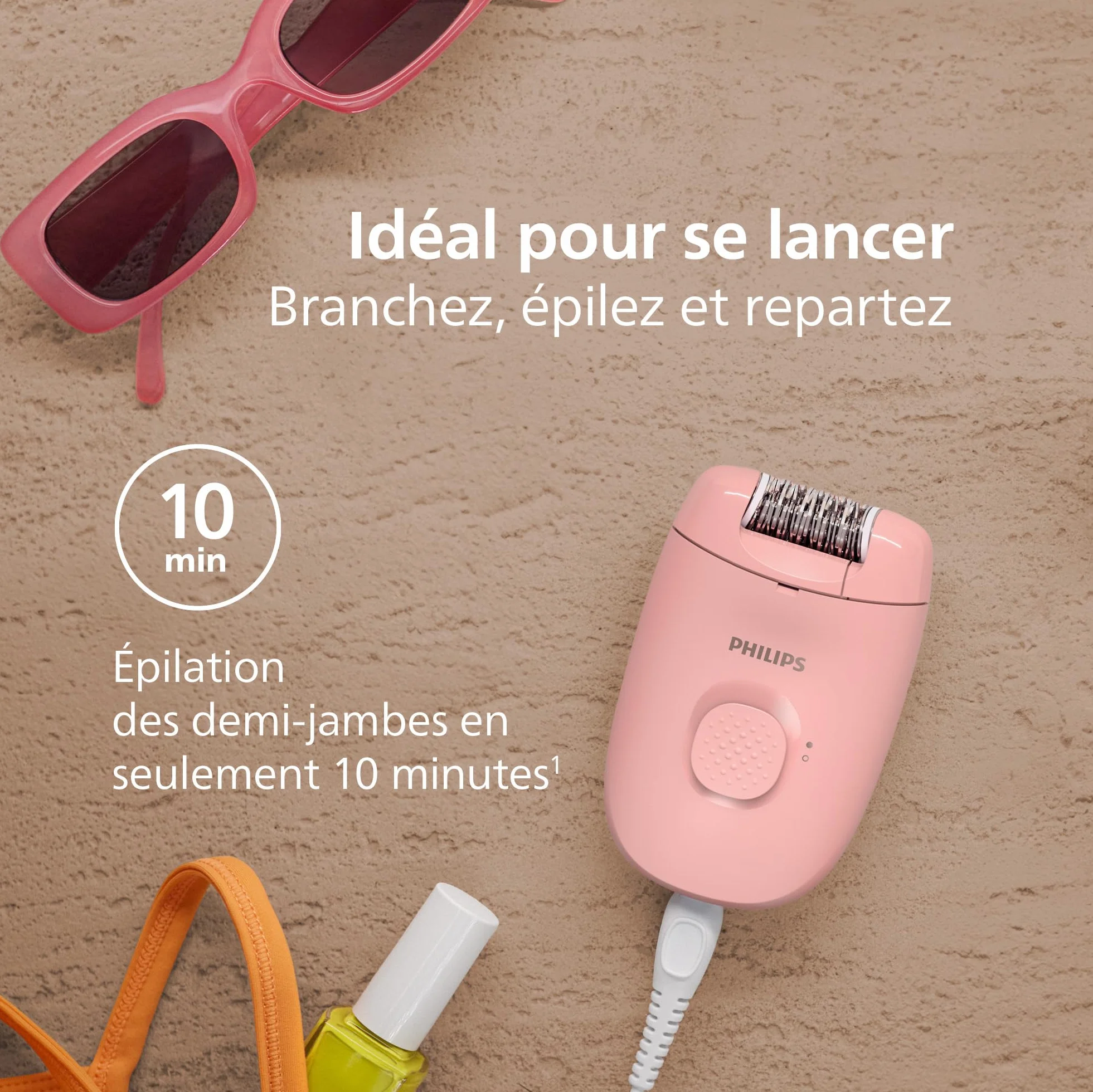 Philips Series 2000 Épilateur Filaire pour Femme BRE229/00