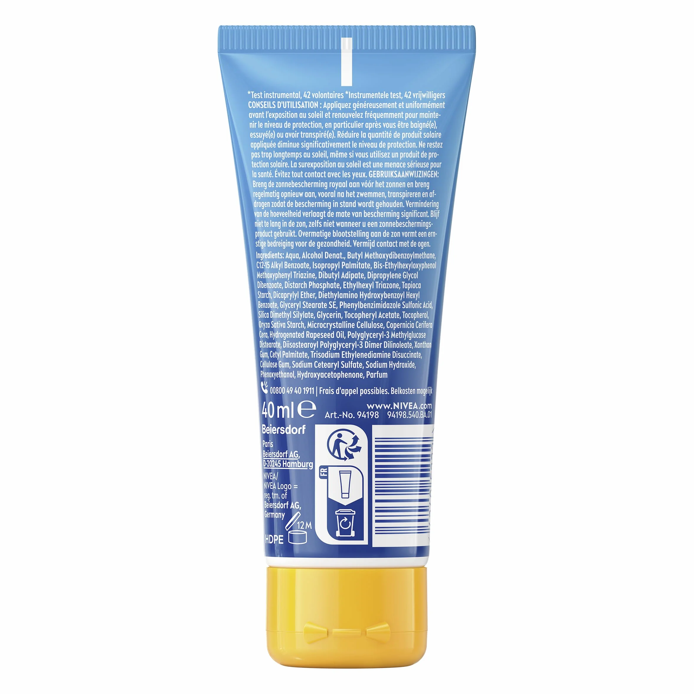 NIVEA SUN Crème Solaire Visage FPS50+ 40 ml