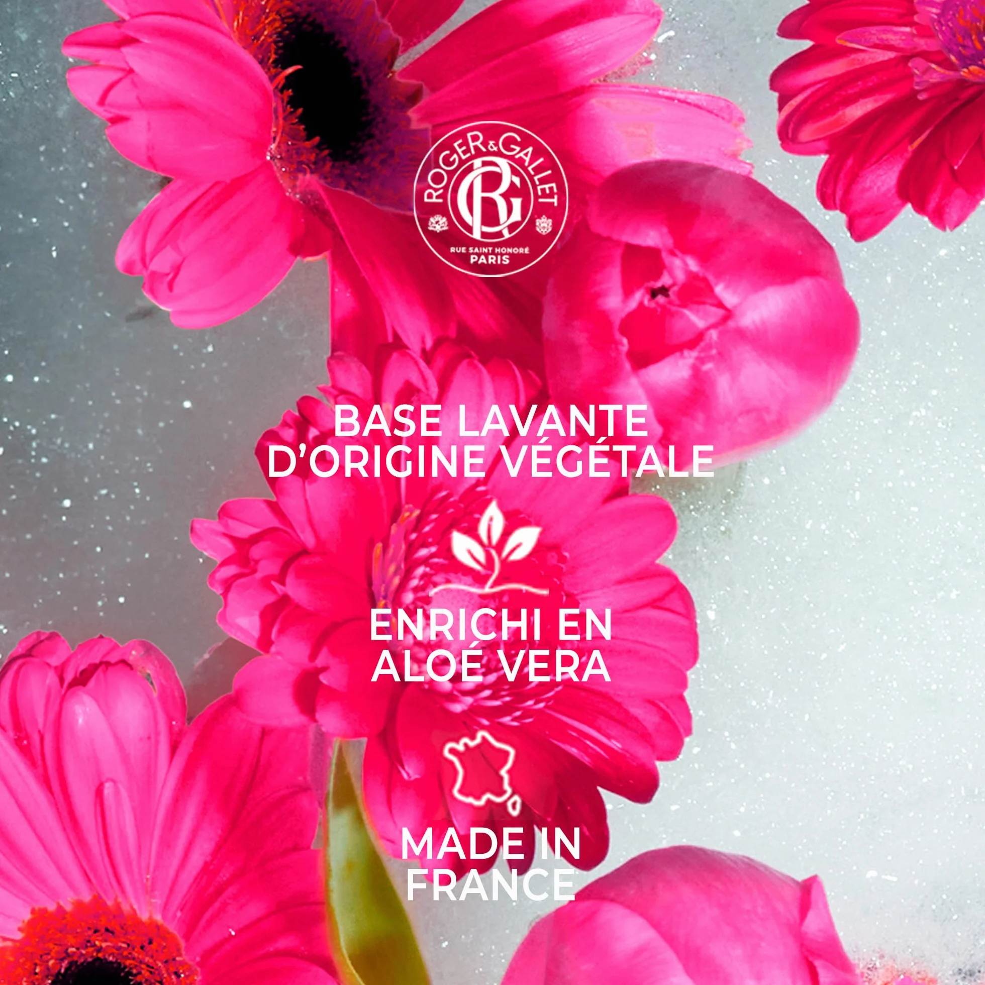 Roger&Gallet Gel Douche Bienfaisant Néroli Enrichi Essence naturelle Aloe Vera Hydratant Apaisant