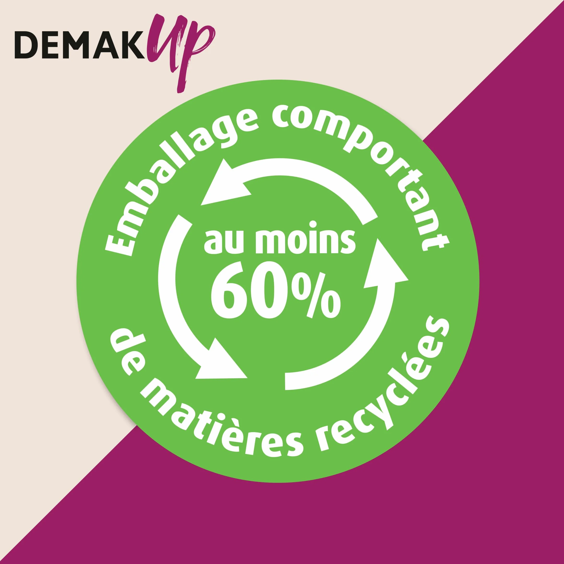 Demak'Up Expert Disques Cotons à Démaquiller 100% Fibres de Coton Naturelles, 108 Cotons