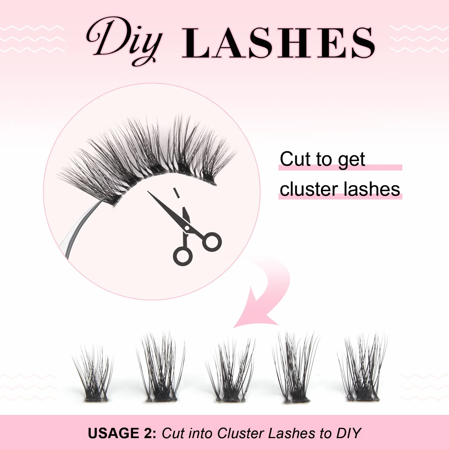 Demi Faux Cils Bande Transparente 3D Naturel 10 Paires Cat Eye Half Lashes Coin Cils Oeil de Chat