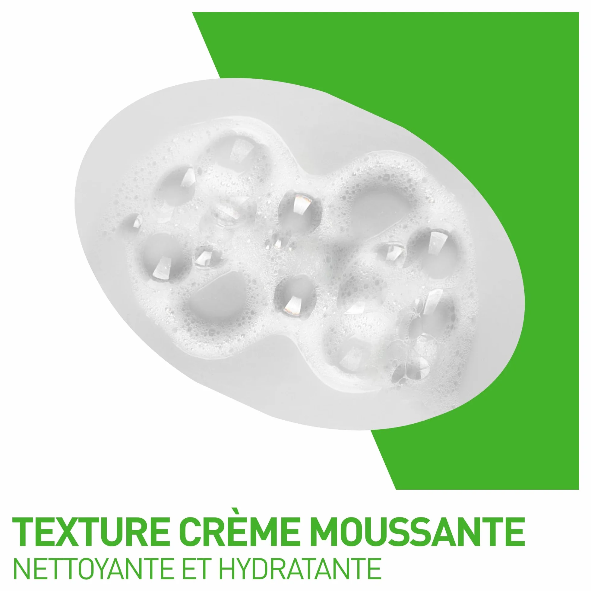 Crème Moussante Nettoyante Hydratante Visage et Corps 473ml Céramides Acide Hyaluronique Peaux Normales à Sèches