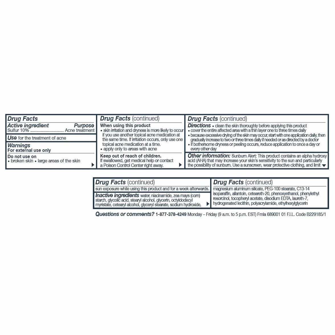 Vichy NORMADERM Pâte Anti Boutons SOS Au Soufre Niacinamide Acide Glycolique Anti Tâche Visage Purifie Apaise la Peau