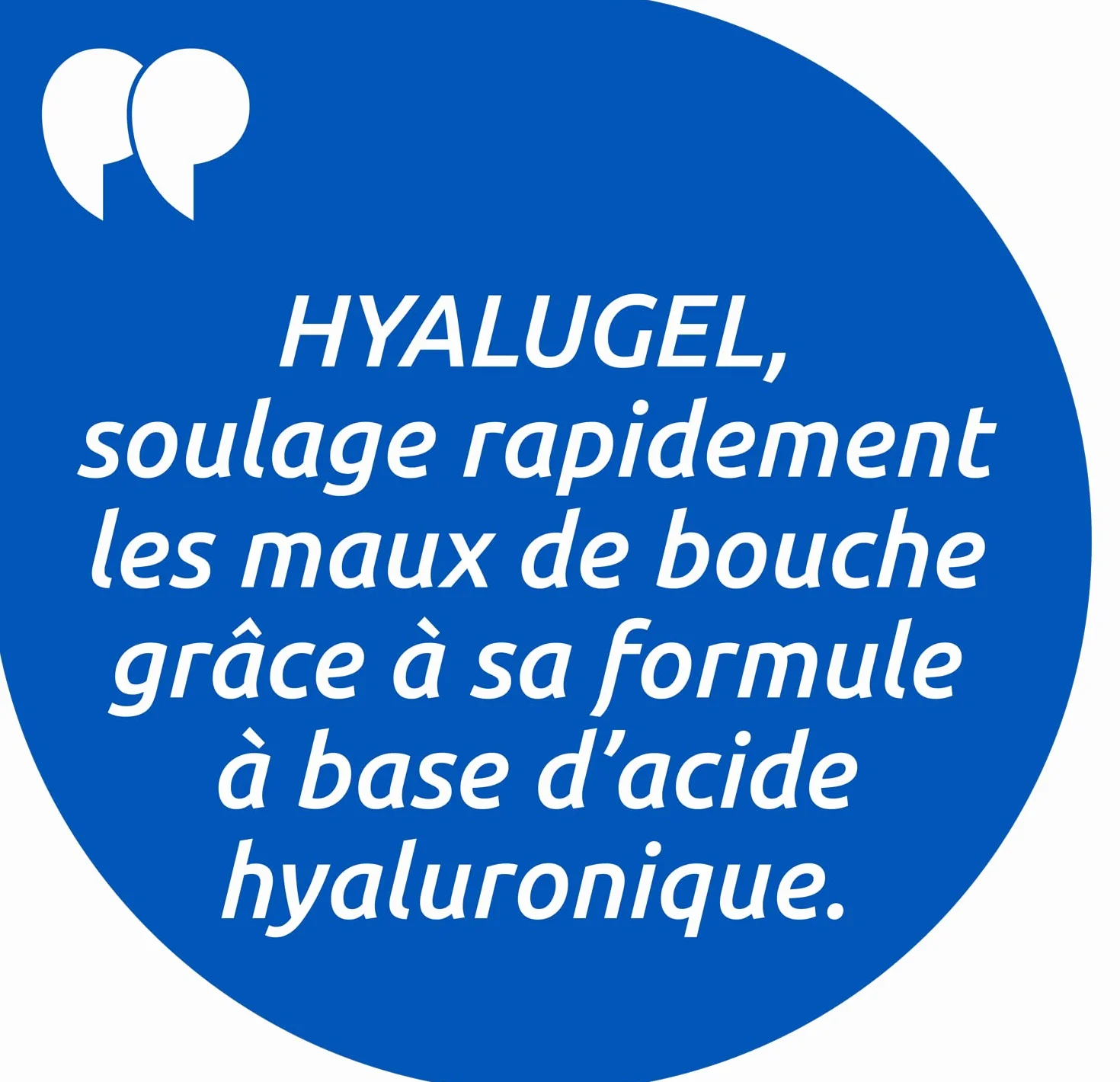 HYALUGEL Gel buccal Acide Hyaluronique 20 mL Lésions orthodontique Aphtes