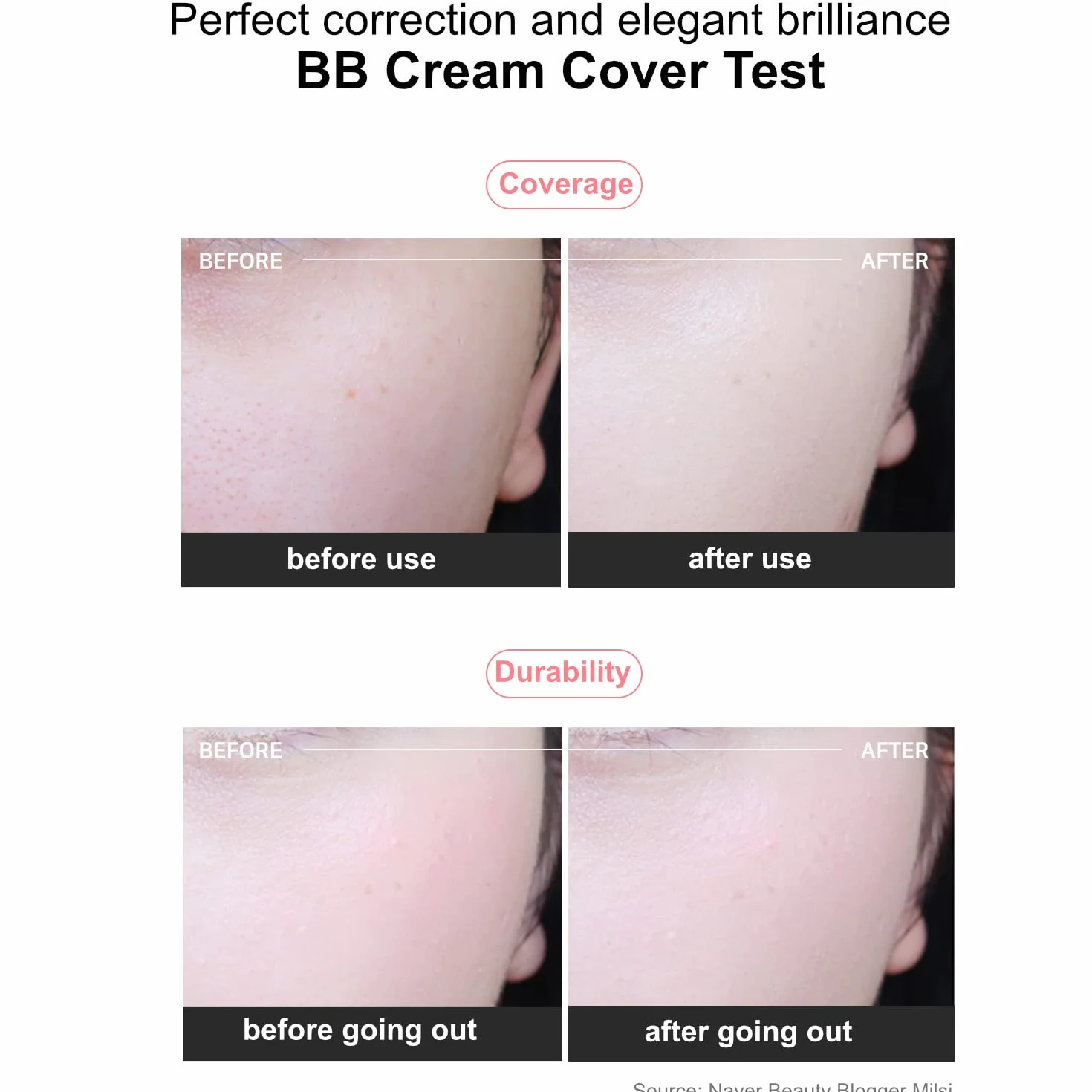 Mineral Bio Ion calcium minéral BB Crème SPF 50 +/PA +++ 50ml UV Protection & Eclat & Anti-rides