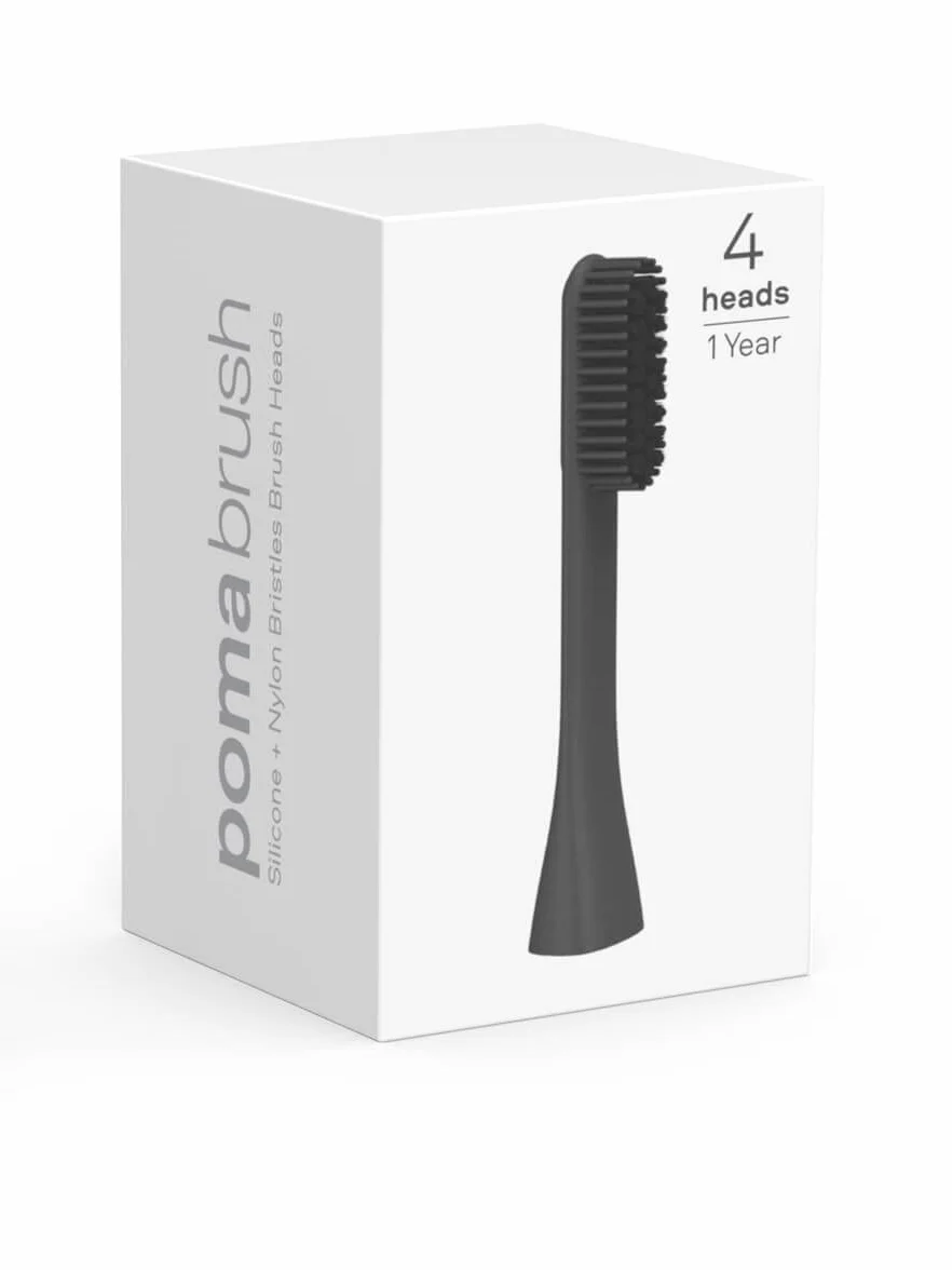 Tête de brosse en silicone et nylon carbone