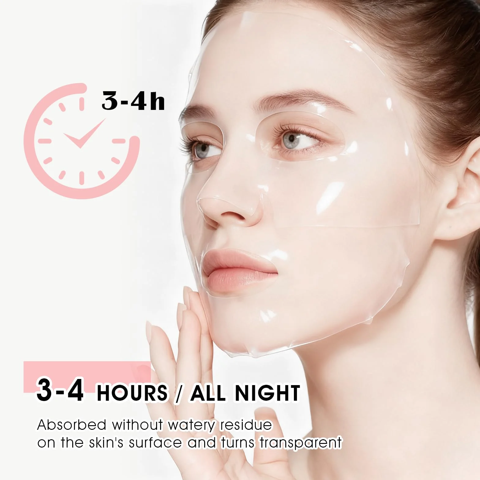 Masque Collagène Visage Bio Collagen Real Deep Mask 5 Pièces Hydratant Anti-Âge Raffermissant