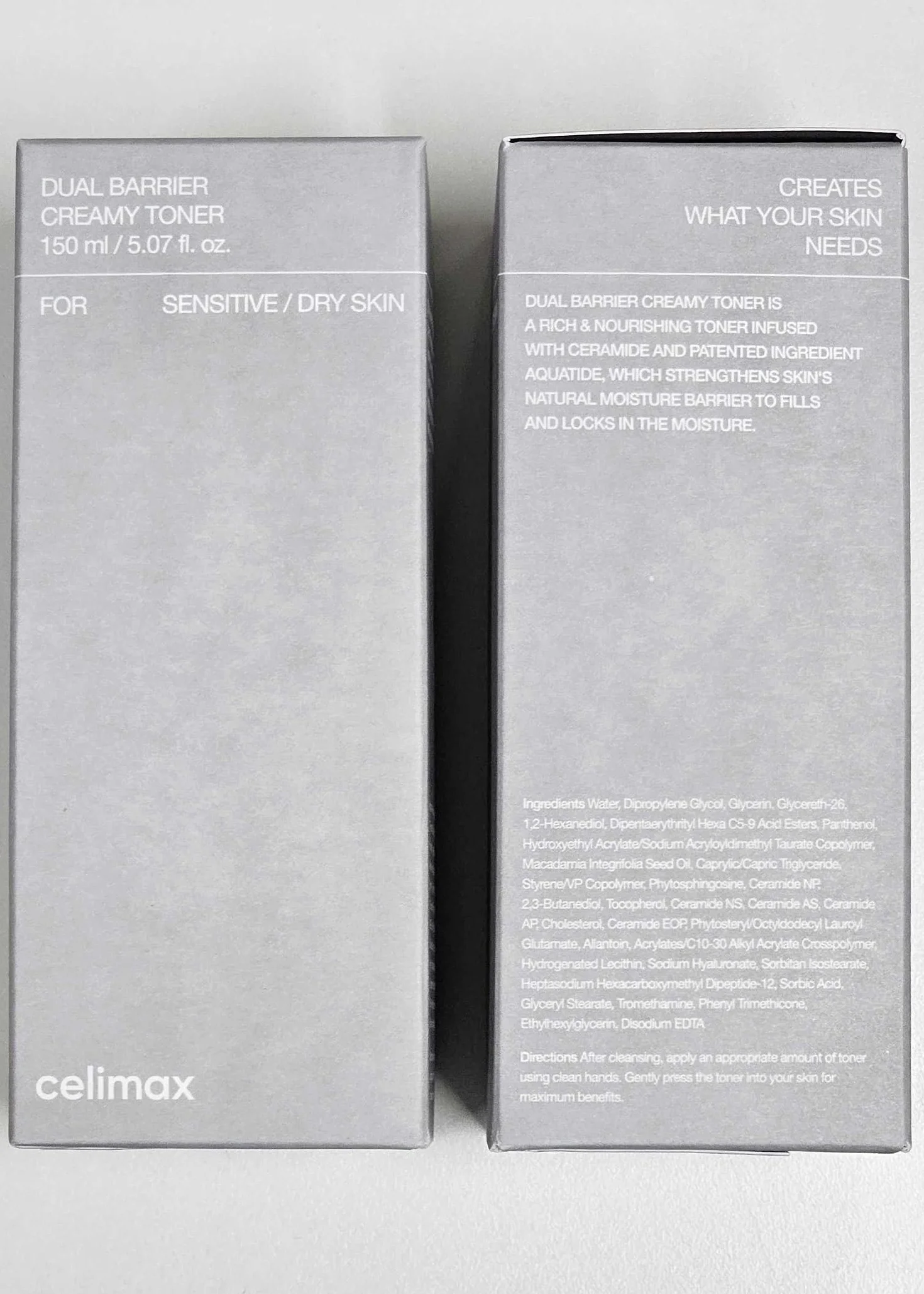 Celimax Lotion Tonique Crémeuse Double Barrière Aux Céramides Et Peptides 150 Ml