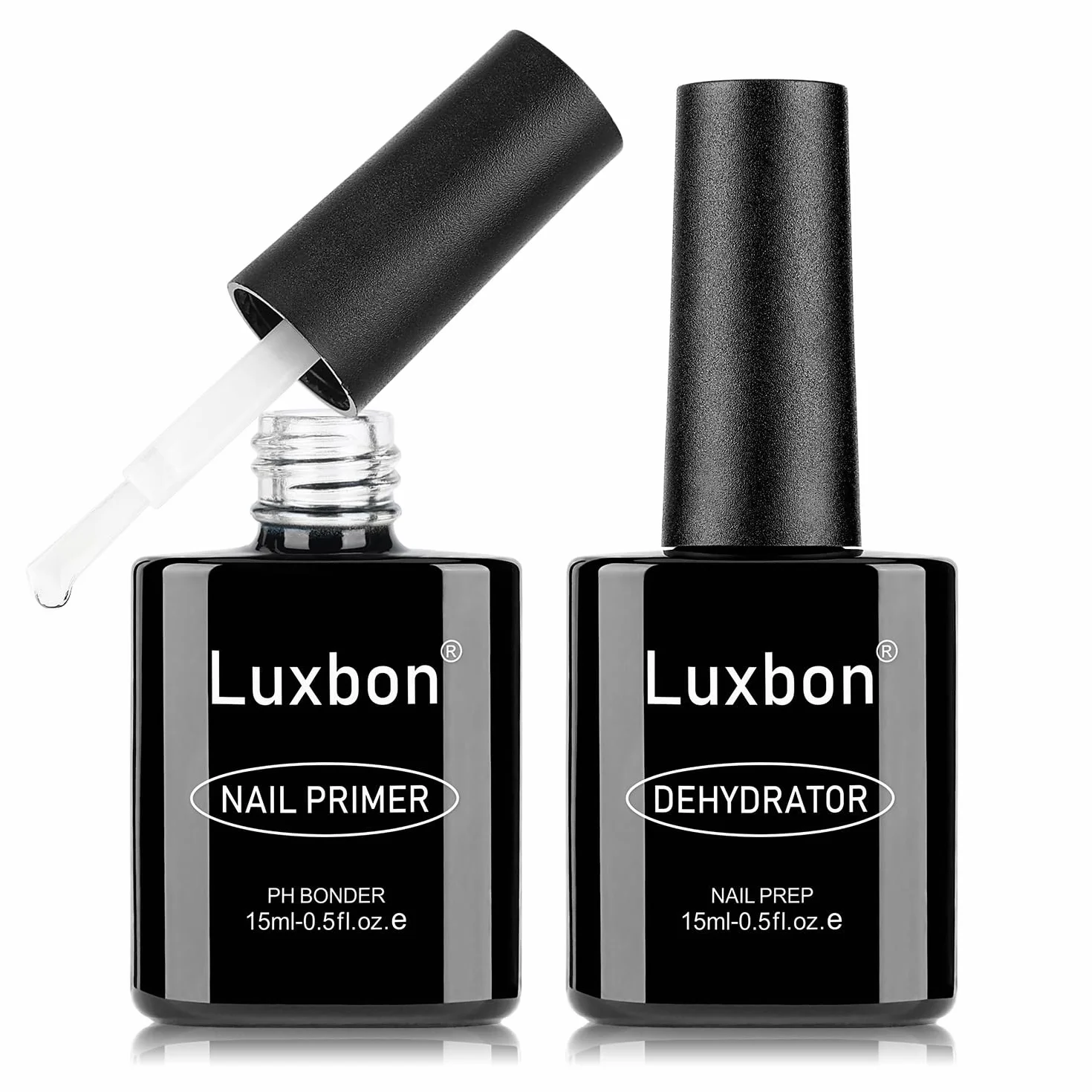 Luxbon 15ml Nail Primer & Nail Dehydrator Set UV LED Soak Off Gel Manucure