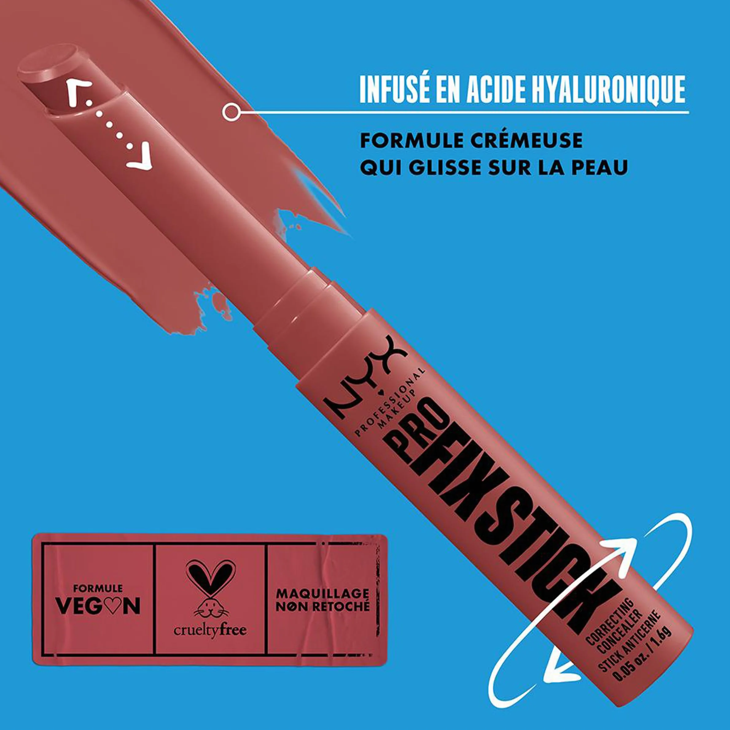 NYX Professional Makeup Correcteur Anti-Cernes en Stick Pro Fix Stick Green