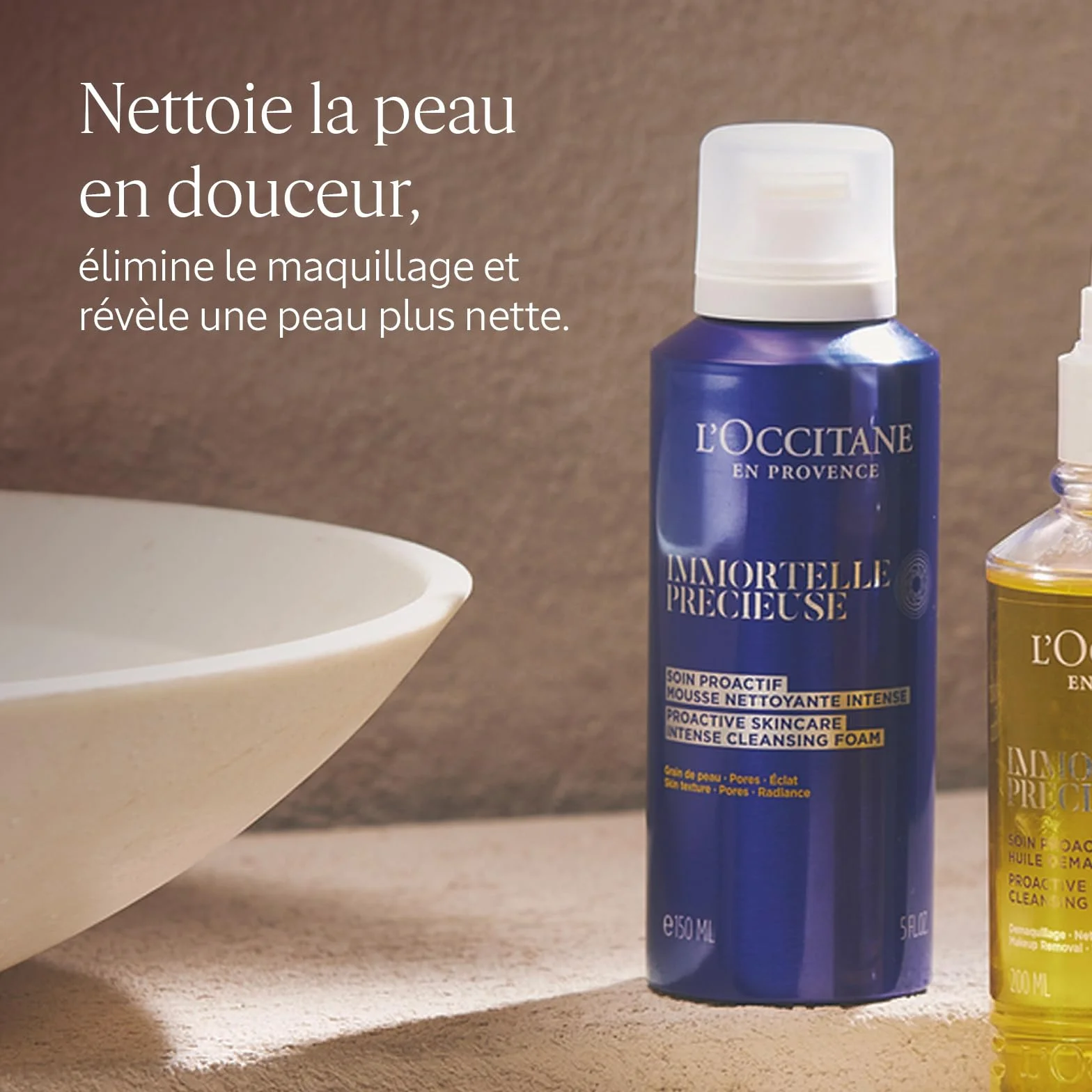 L'OCCITANE Mousse Nettoyante Immortelle Précieuse 150 ml