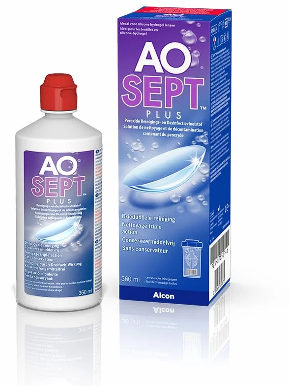 Aosept Plus Solution d'entretien pour lentilles 1 x 360 ml