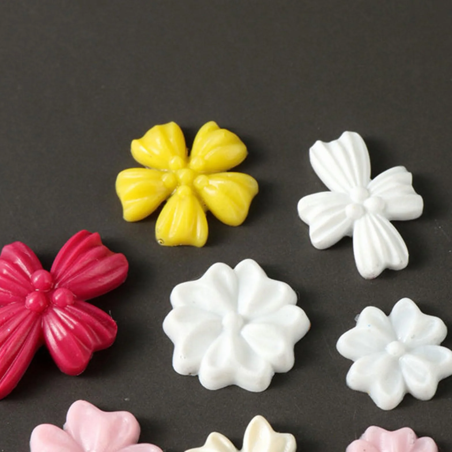 Moules en silicone 3D pour ongles forme fleur - Outil fabrication bijoux