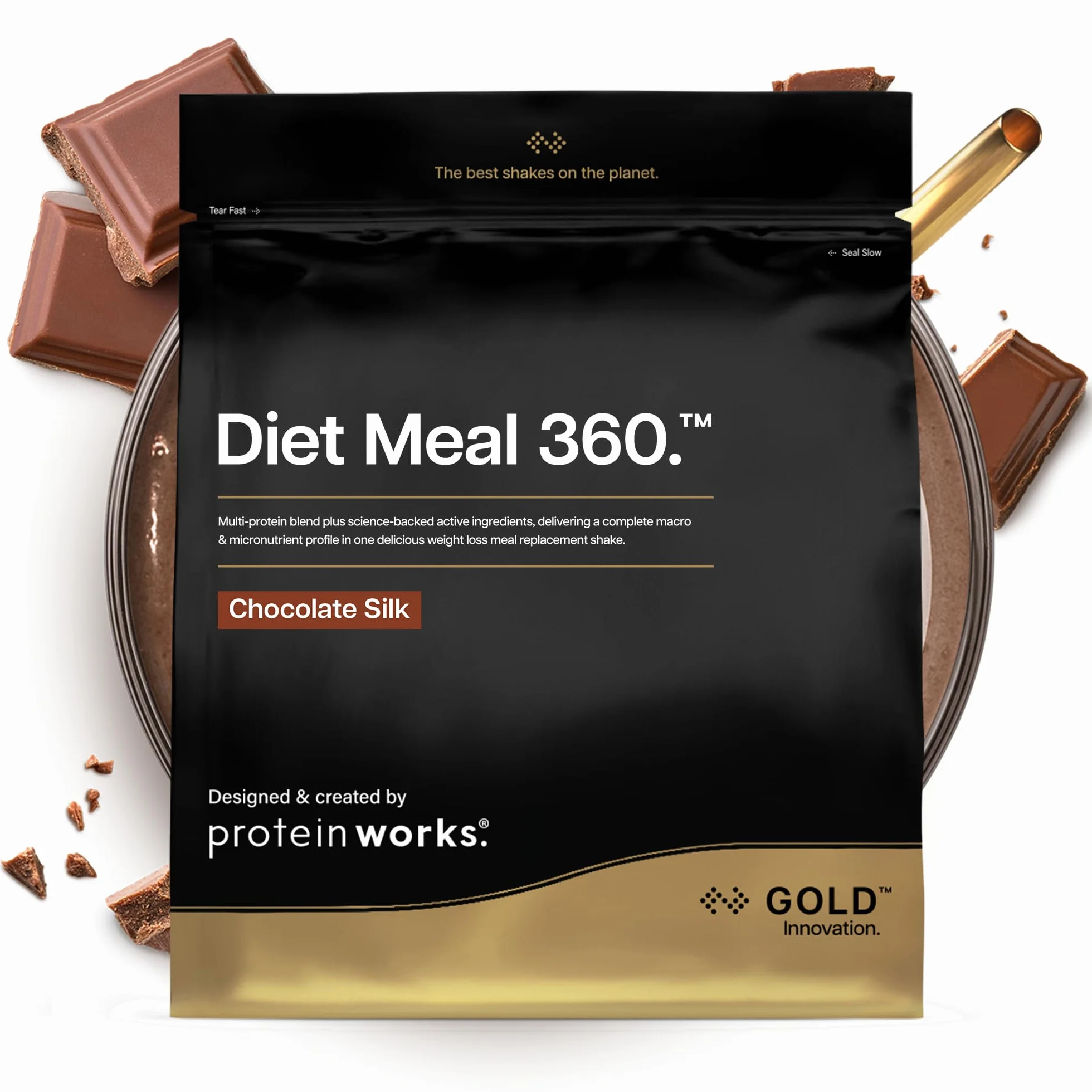 The Protein Works Substitut de Repas Hyperprotéiné Chocolat Onctueux 1kg