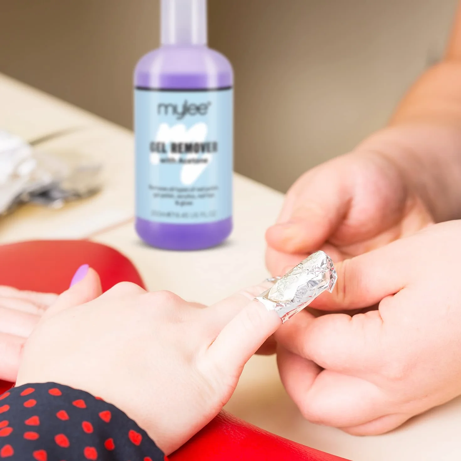 Mylee Dissolvant professionnel à l’acétone Prép et nettoyant 2x250ml UV LED