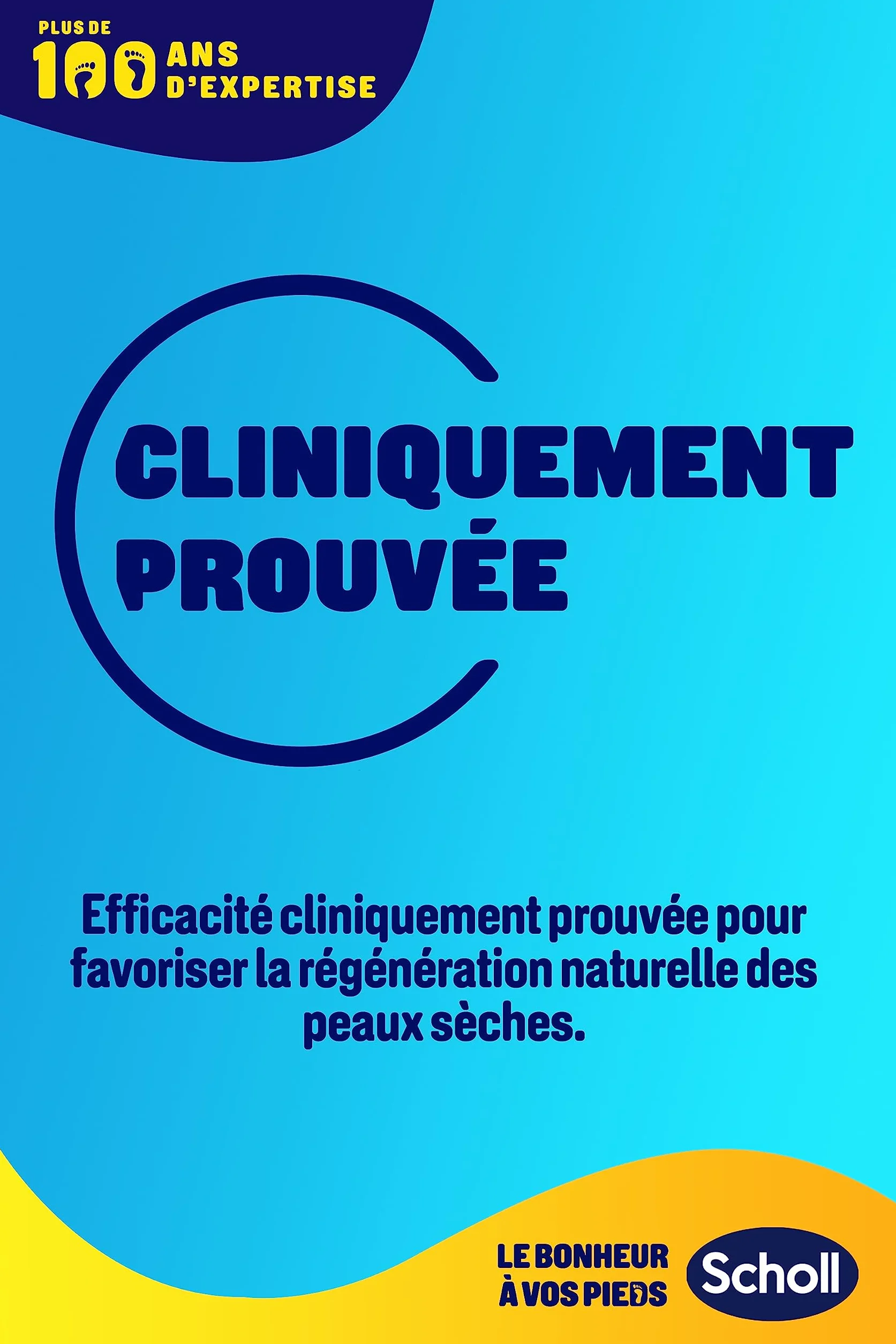 Scholl Crème Pieds Anti-Crevasses Talons Fendillés 60 ml - Répare et Hydrate en Profondeur Action 24h