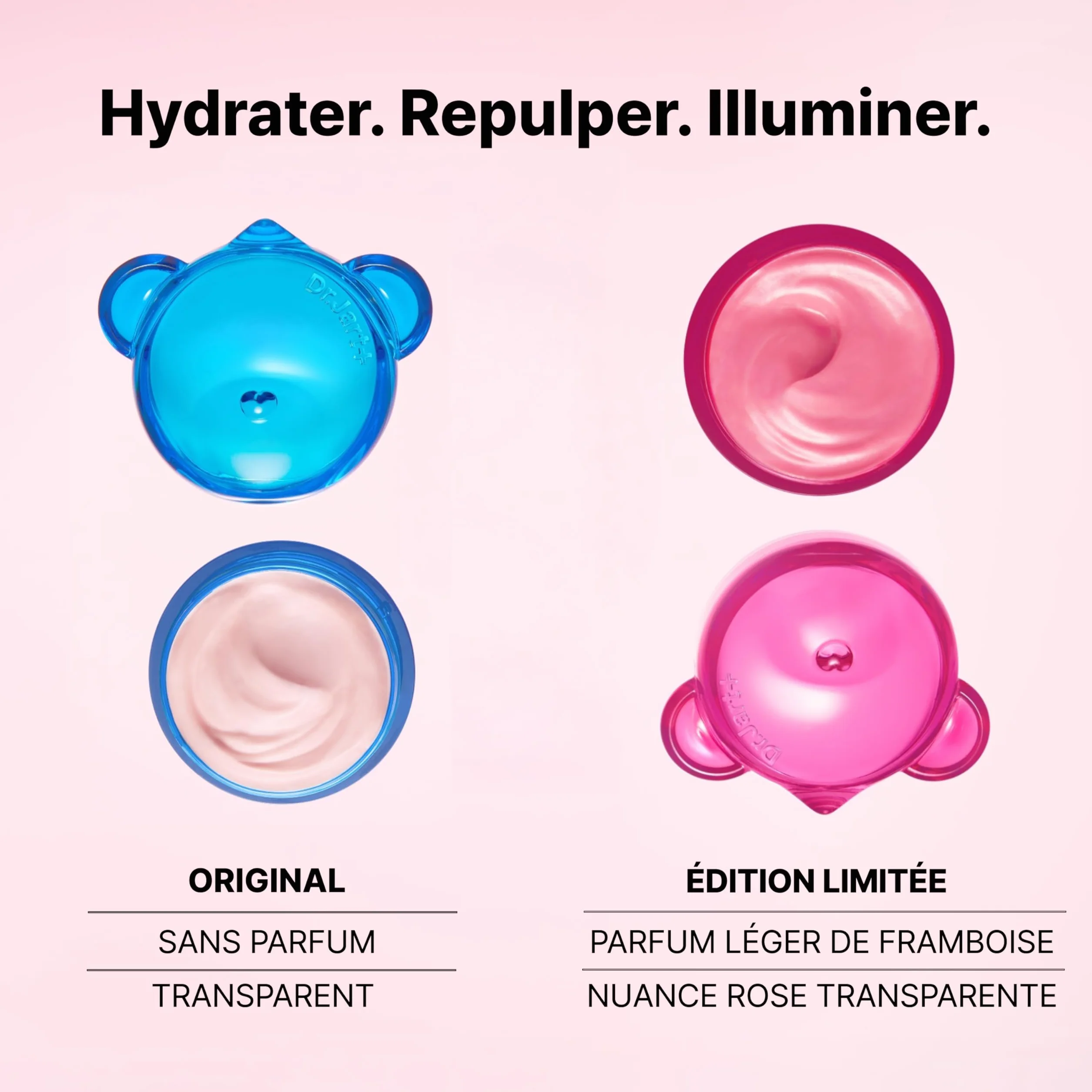Dr.Jart+ Vital Hydra Solution Jelly Bear Masque Lèvres Hydratation Nuit Acide Hyaluronique Soin peau coréen
