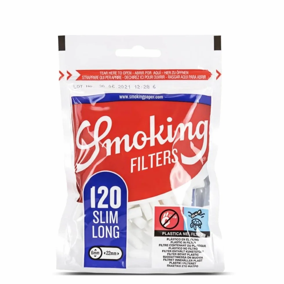 120 Filtres Smoking Slim Long