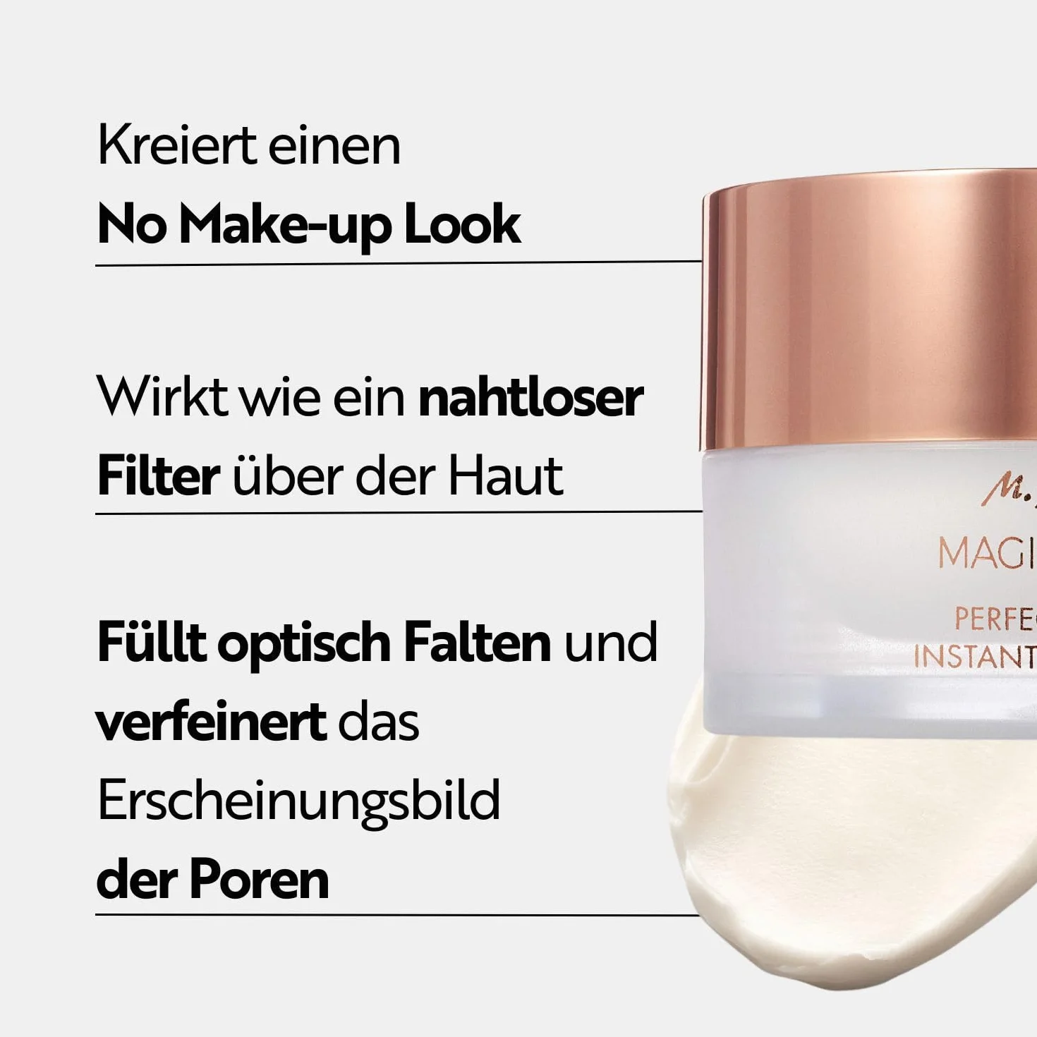 M. Asam Magic Care Perfect Complexion (30 ml) - Transparent Make-up, Makes Wrinkles Disappear Immediately, Softens Effect with Long-Lasting Effect, Visibly Refines Pore Image, Mattifying