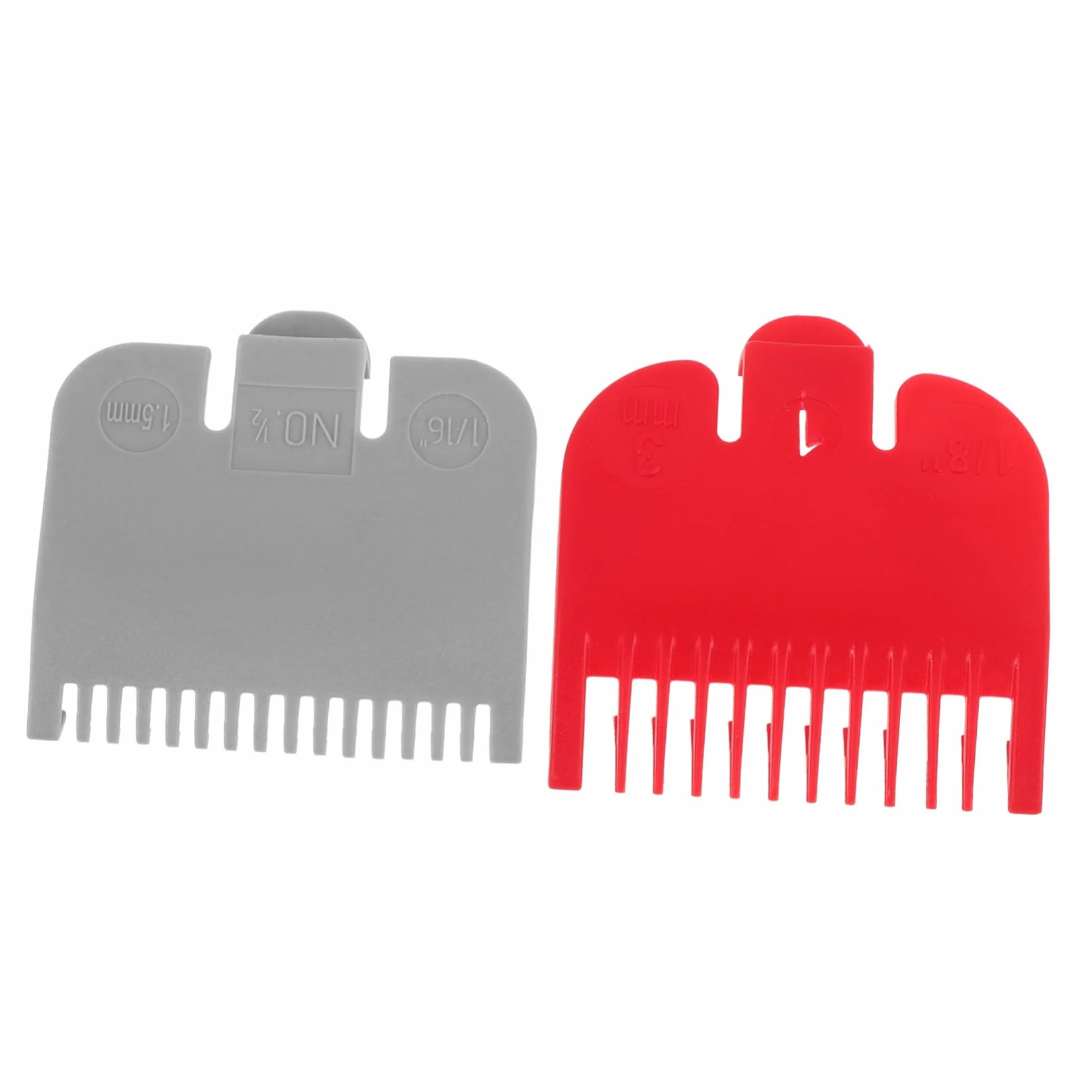 Accessoires Guides de Coupe pour Tondeuse Cheveux 2 Pièces Plastique Coloré Usage Professionnel