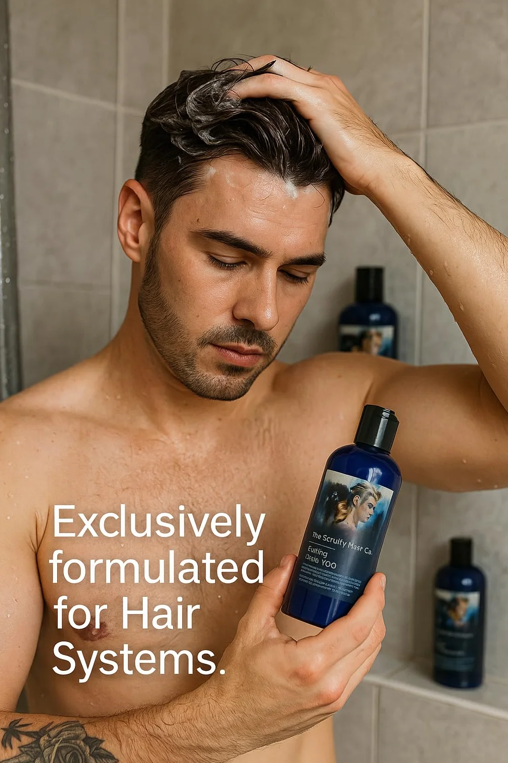 Colour Shield Pro Bundle – Shampoing 170 g, après-shampoing sans sulfate, après-shampoing sans rinçage de 113,4 g pour perruques, systèmes capillaires, postiches, protection UV, sans sulfate