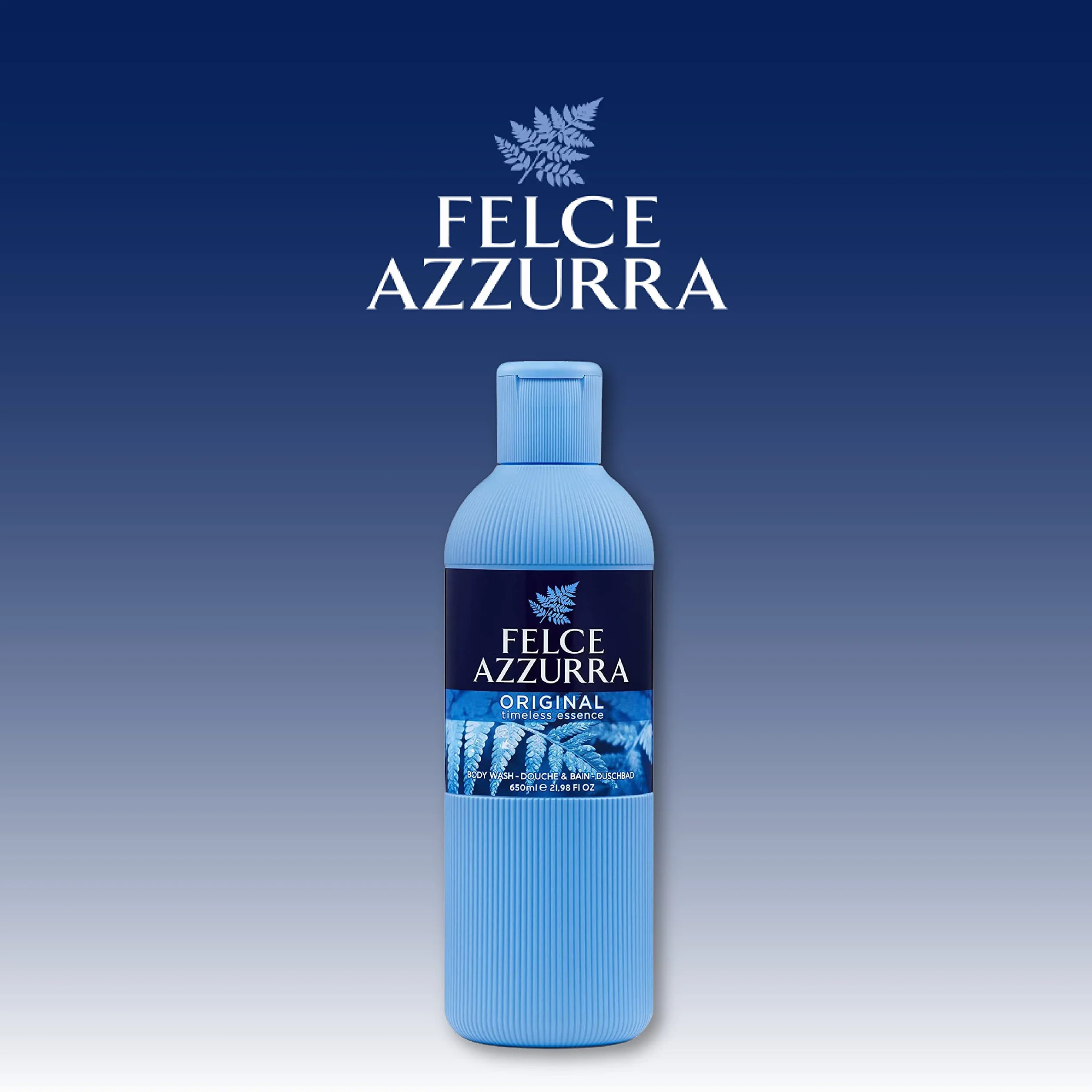 Felce Azzurra Bain moussant Original, 650 ml (Lot de 6)