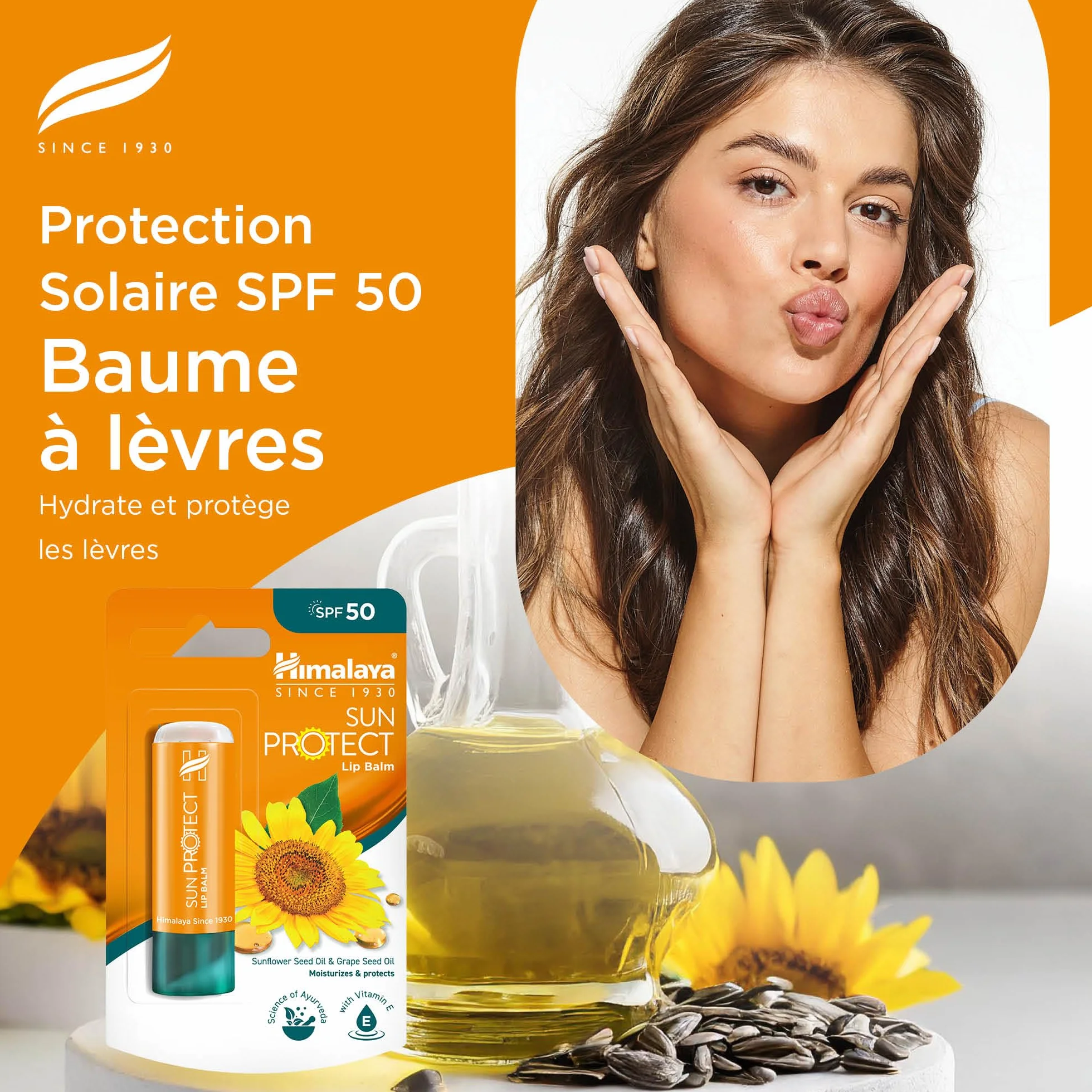 Himalaya Sun Protect Baume à lèvres SPF 50 UVA 4,5g
