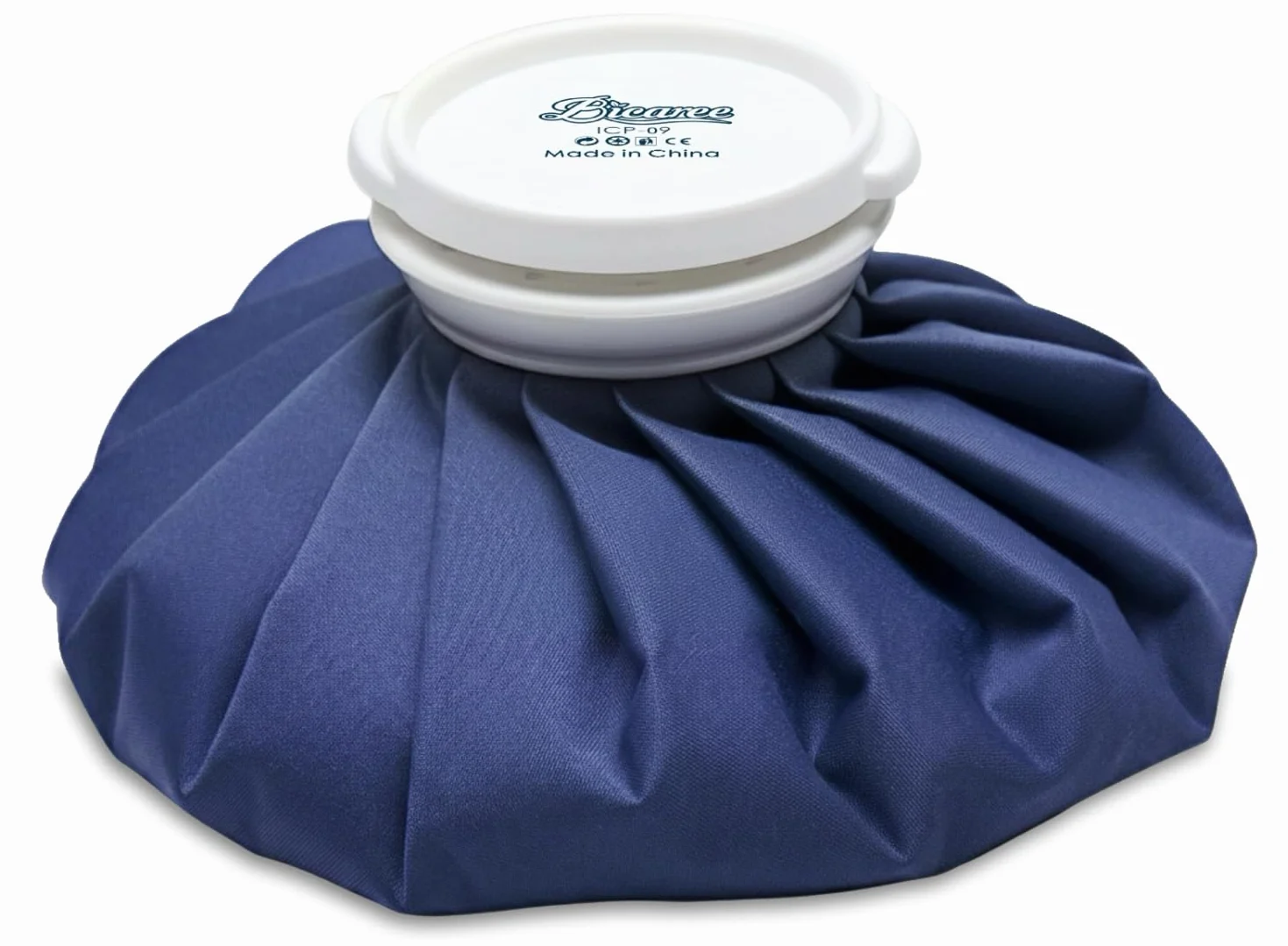 BICAREE Poche de glace réutilisable chaud/froid 22.9 cm bleu housse incluse