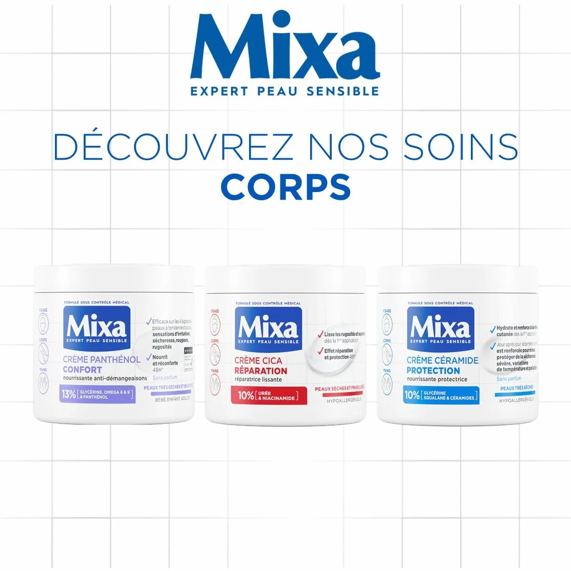 Mixa Déodorant Bille 48h Anti-Irritations 0% alcool Hypoallergénique Aisselles Sensibles
