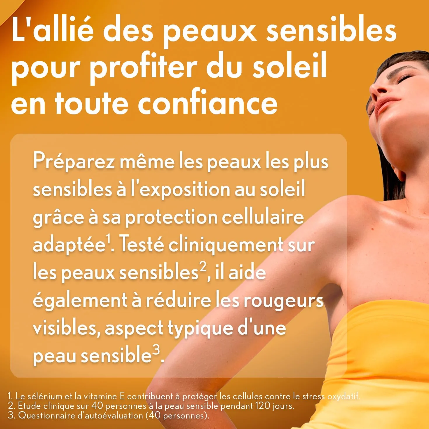 OENOBIOL SUN EXPERT Préparateur Solaire Peau Sensible Protection cellulaire renforcée Complément Alimentaire 30 capsules 1 mois