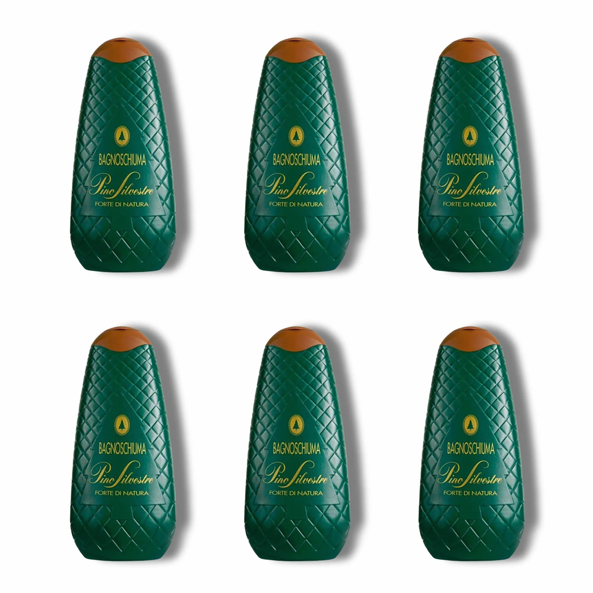 Pino Silvestre Forte di Natura Lot de 6 moussants de bain 750 ml