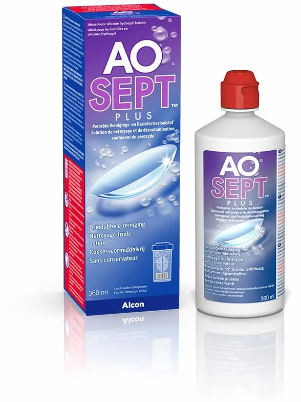 Aosept Plus Solution d'entretien pour lentilles 1 x 360 ml