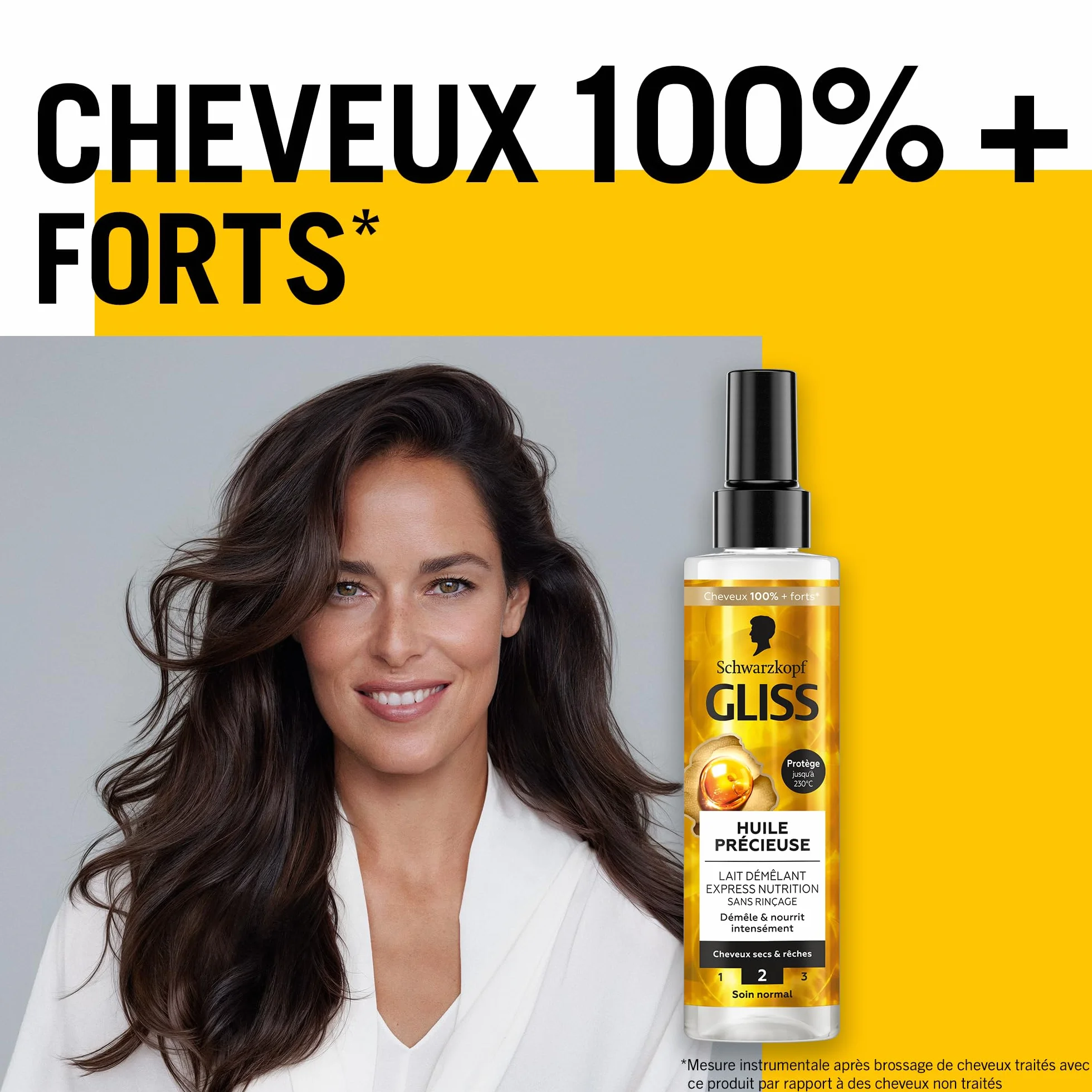 Schwarzkopf Gliss Lait Demelant Express Huile Precieuse Nutrition Protection 230 C 200 ml