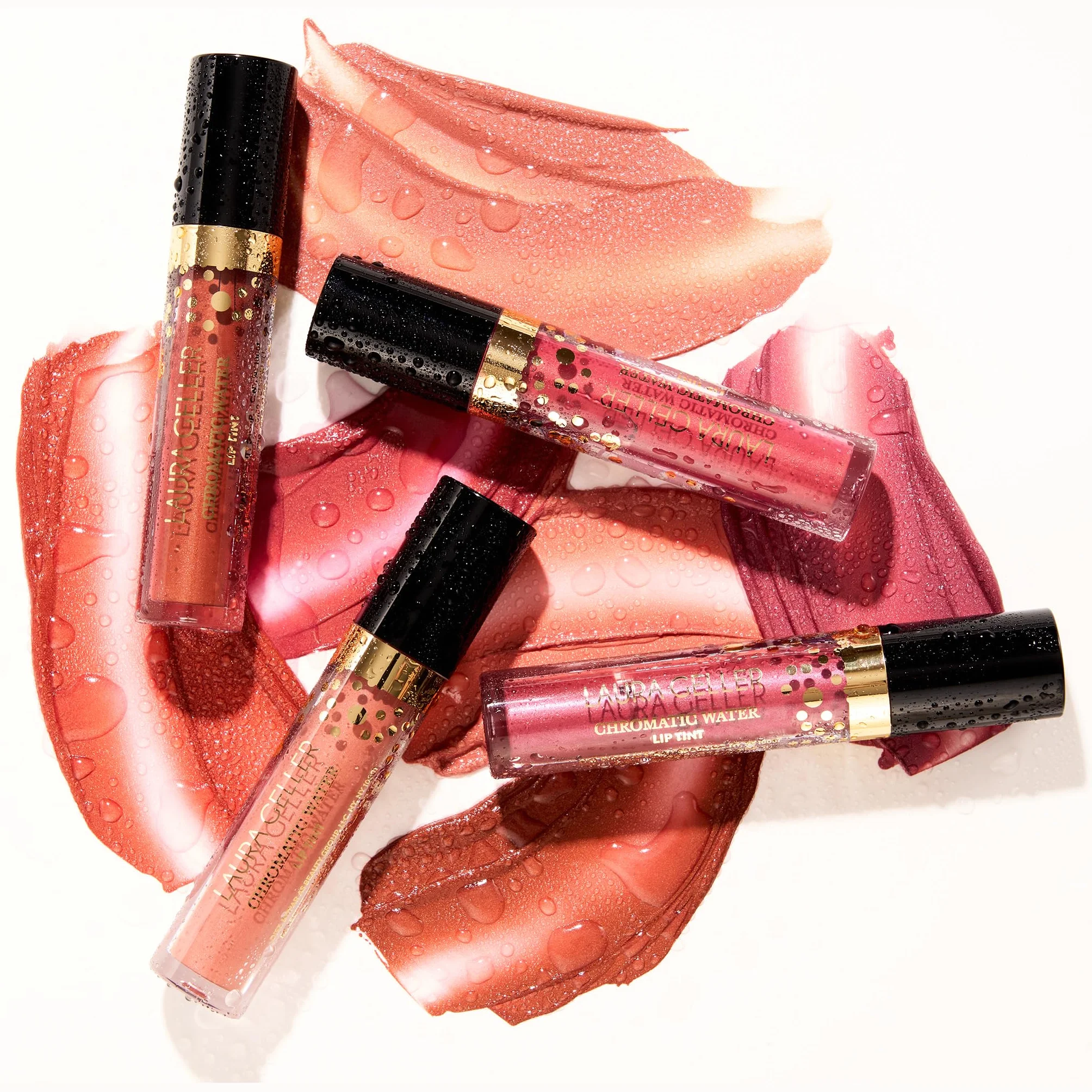LAURA GELLER NEW YORK - Teinture à lèvres chromatique à l'eau Laura Geller - Couleur holographique à lèvres - Formule à base d'eau pour hydrater les lèvres sèches