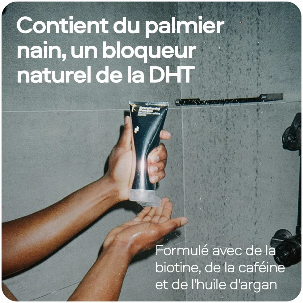 Sons Shampooing Anti-Chute Homme 200 ml avec Caféine Palmier Nain Contre l'Affinement des Cheveux