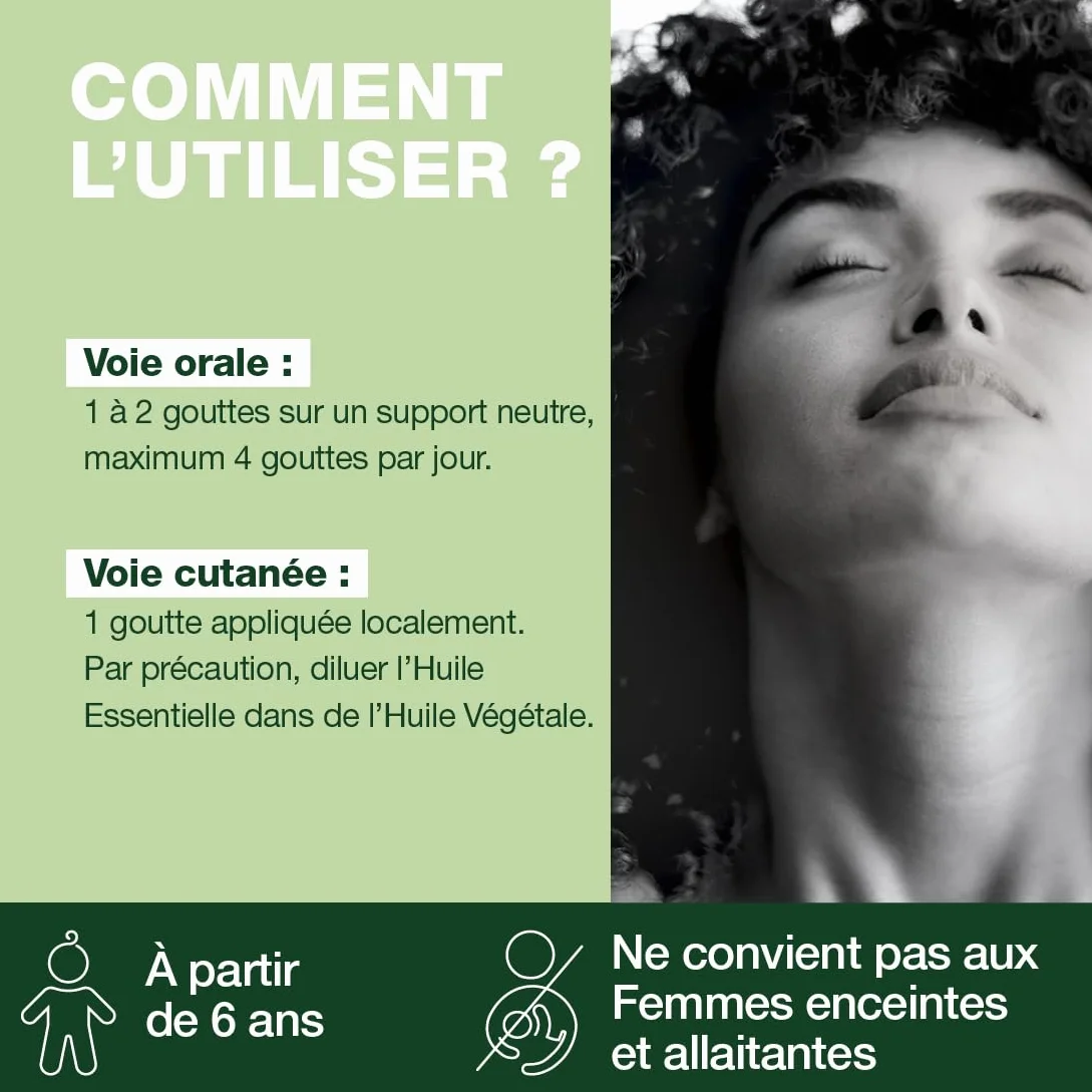 Huile Essentielle Menthe Poivrée Chémotypée 100% Pure HECT 10 ml