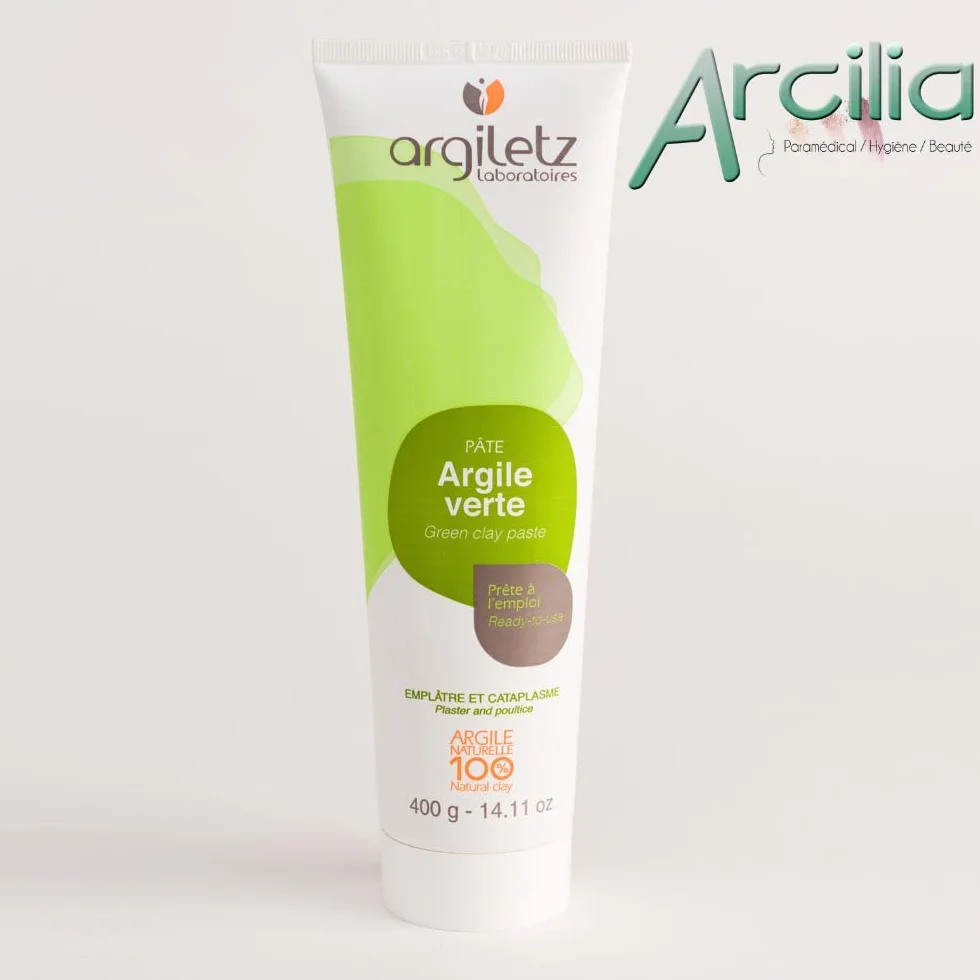 Argiletz Argile Verte 400 g Fabriqué en France