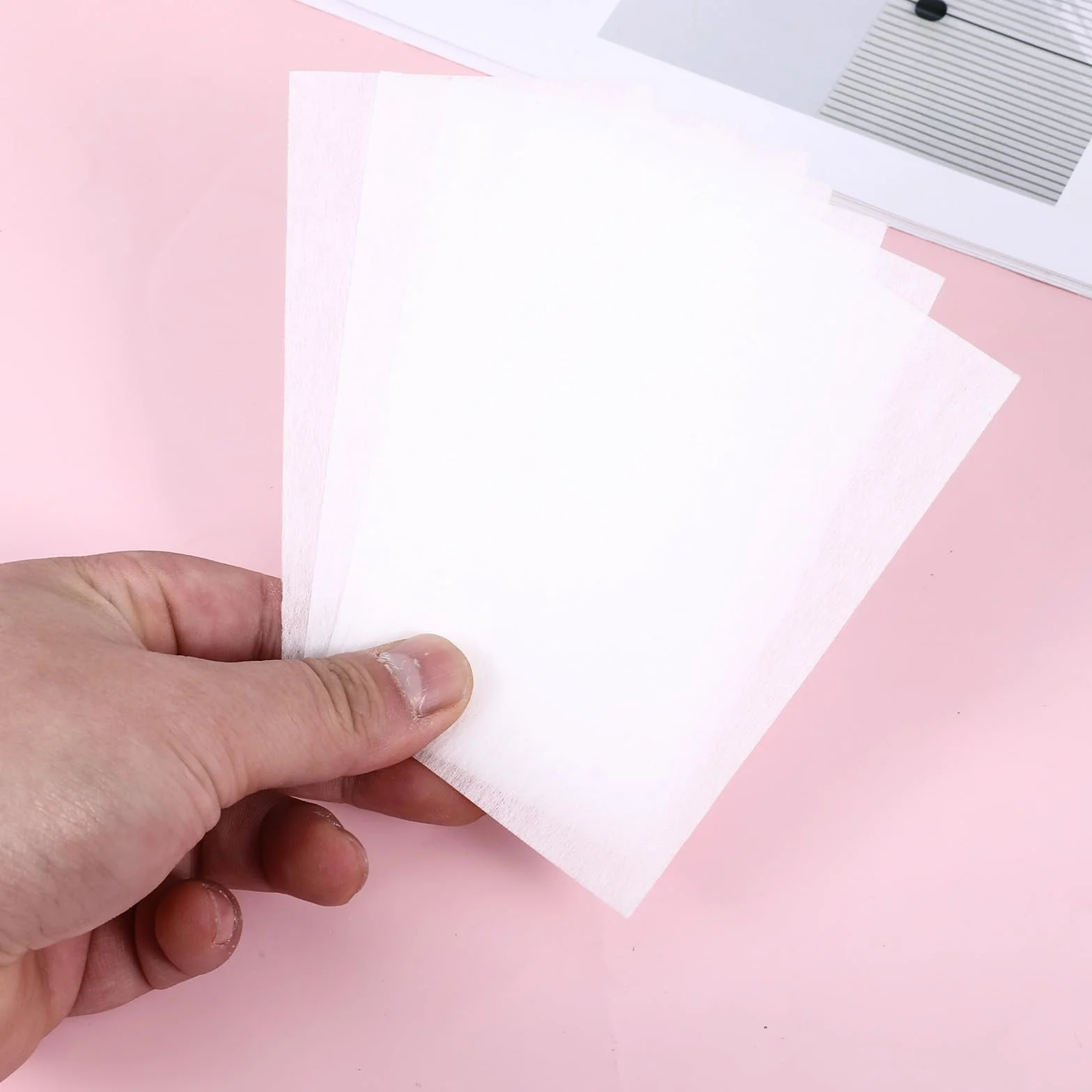 Papier Permanent 9.4 x 6.3 Pouces, Papier à Boucler de Cheveux Réutilisables, Résistant à la Chaleur pour Permanentes, Salon de Coiffure