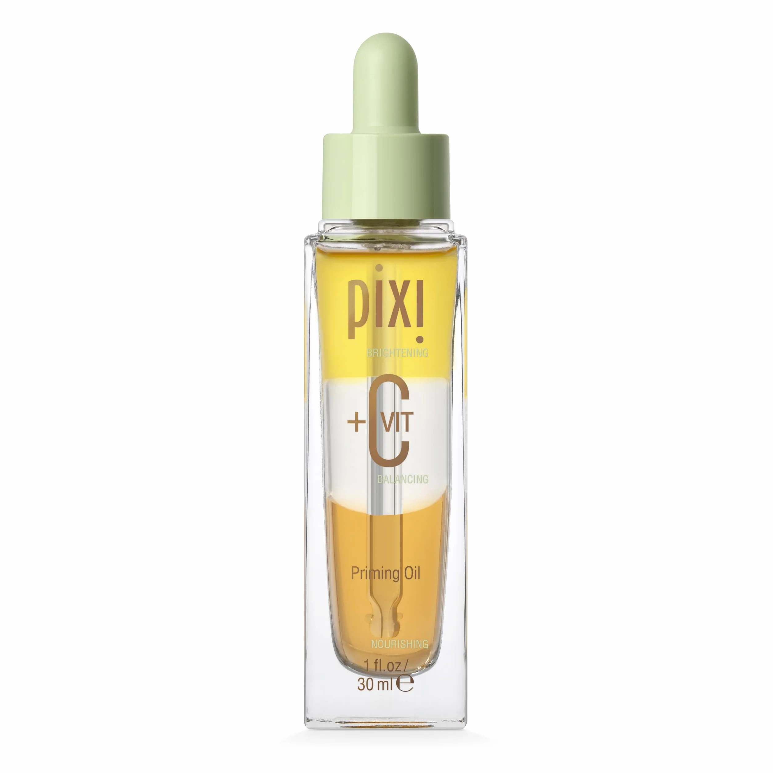 Pixi Beauty +C Vit Priming Oil | Huile Visage Nourrissante à la Vitamine C | Revitalise et Équilibre la Peau | Base de Maquillage Lumineuse | 30 ml / 1 fl oz
