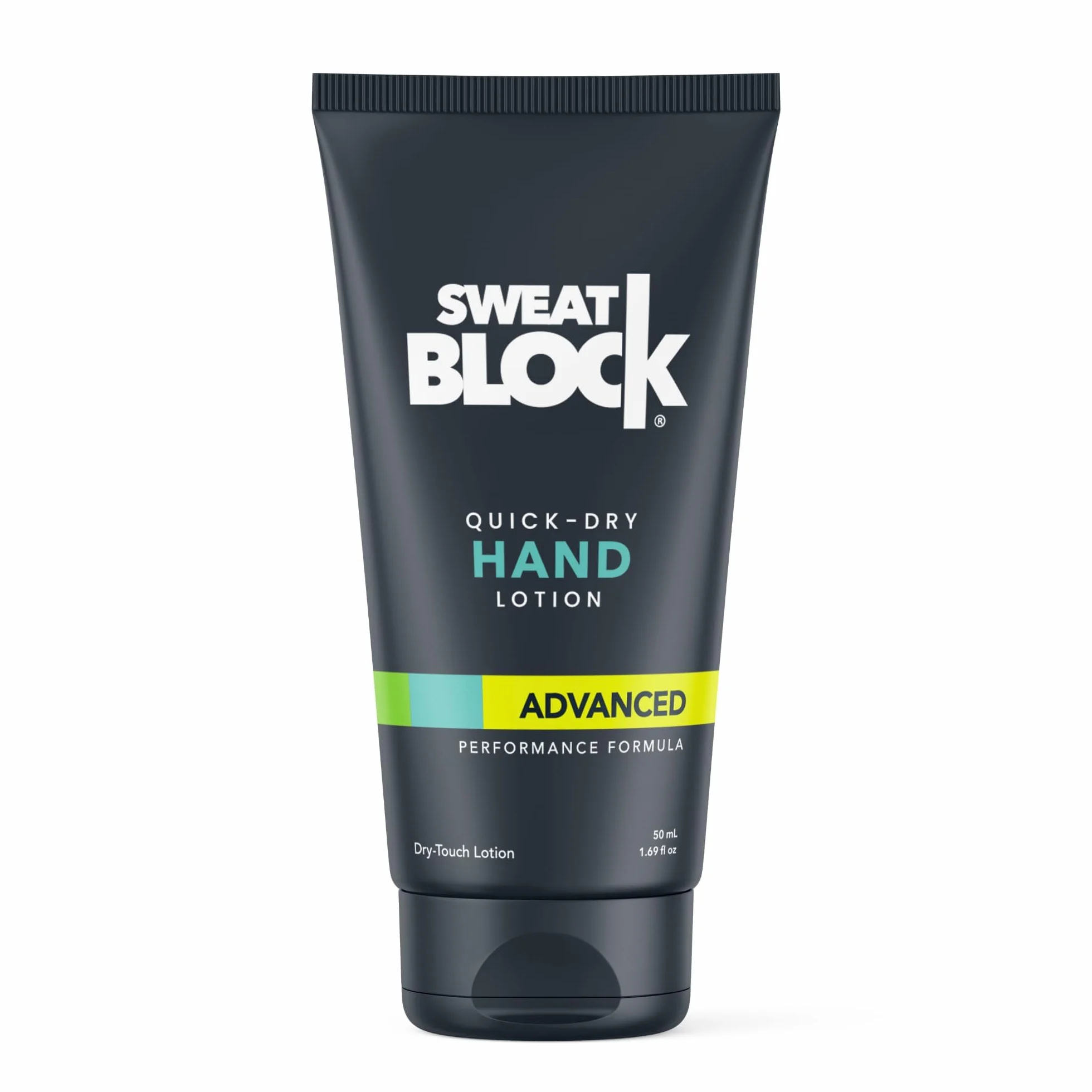 SweatBlock Lotion anti-transpirante pour les mains pour paumes moites - 50 ml - Taille de voyage - Traitement de l'hyperhidrose à séchage rapide pour homme et femme - Formule non irritante testée