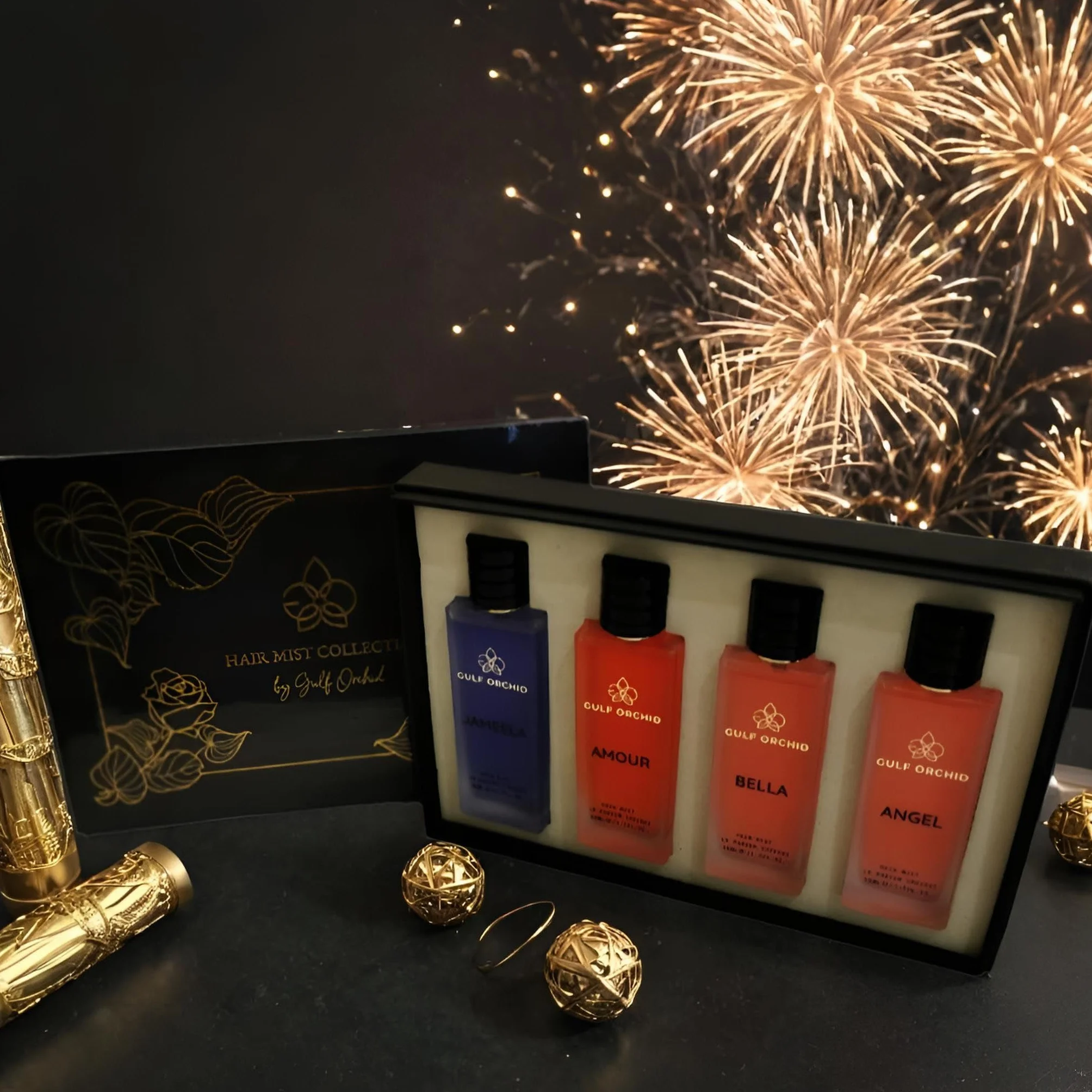 Coffret Hair Mist 4 Brumes Capillaires Parfumées Amour Belle Jameela Angel 4 x 50 ml