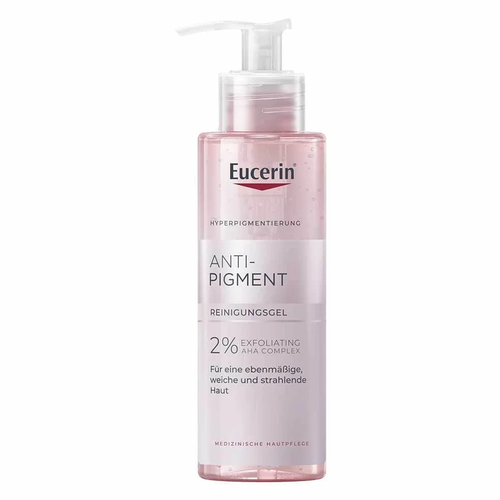 Eucerin Anti-Pigment Reinigungsgel für eine ebenmäßige, weiche und strahlende Haut, 200 ml Gel