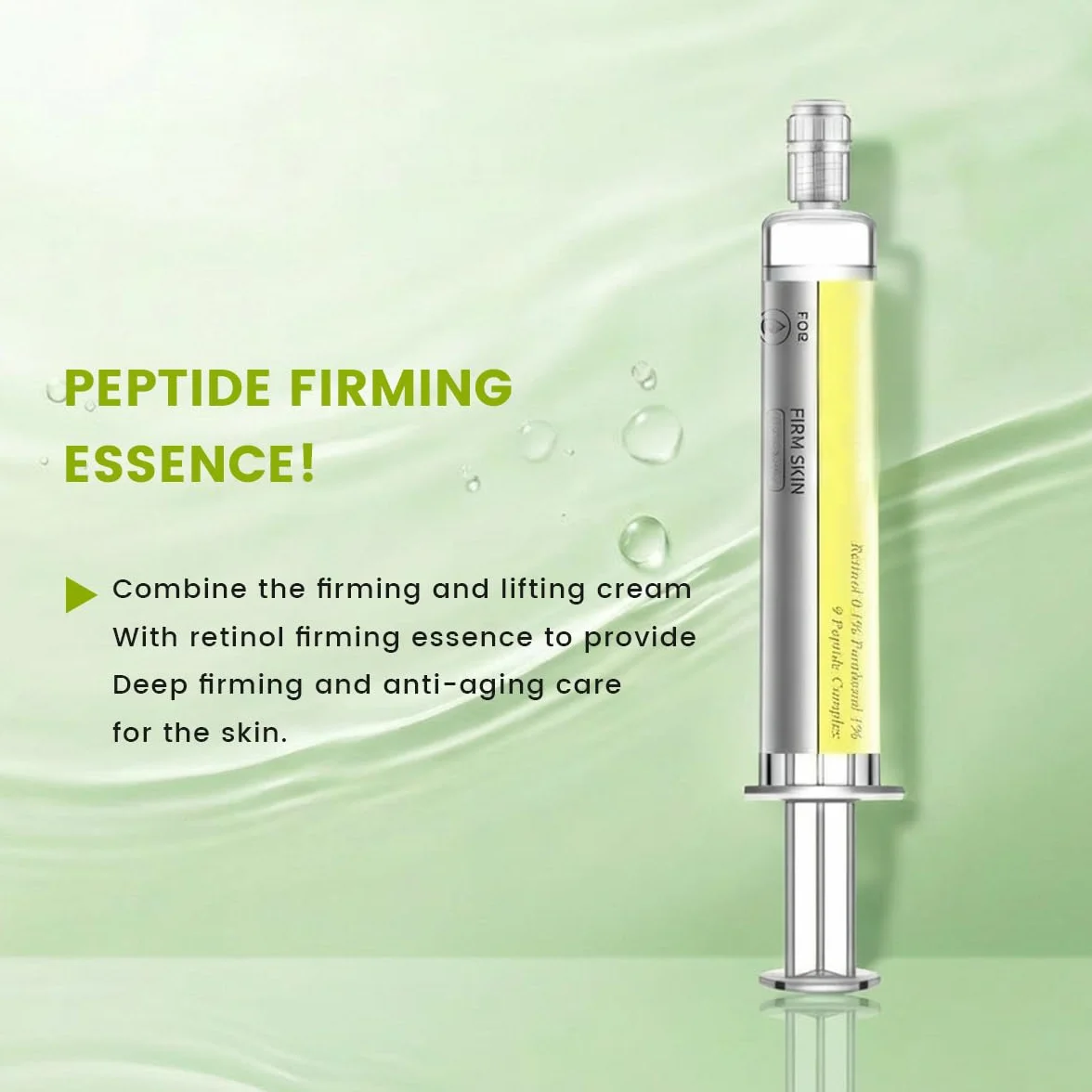 Retinal Shot Tightening Booster Coffret 3 Pièces Sérum Retinol Shot et Crème au Rétinal, Soin Visage Anti-Âge contre les Rides, pour plus d'Élasticité, Formule Douce pour tous les types de peaux