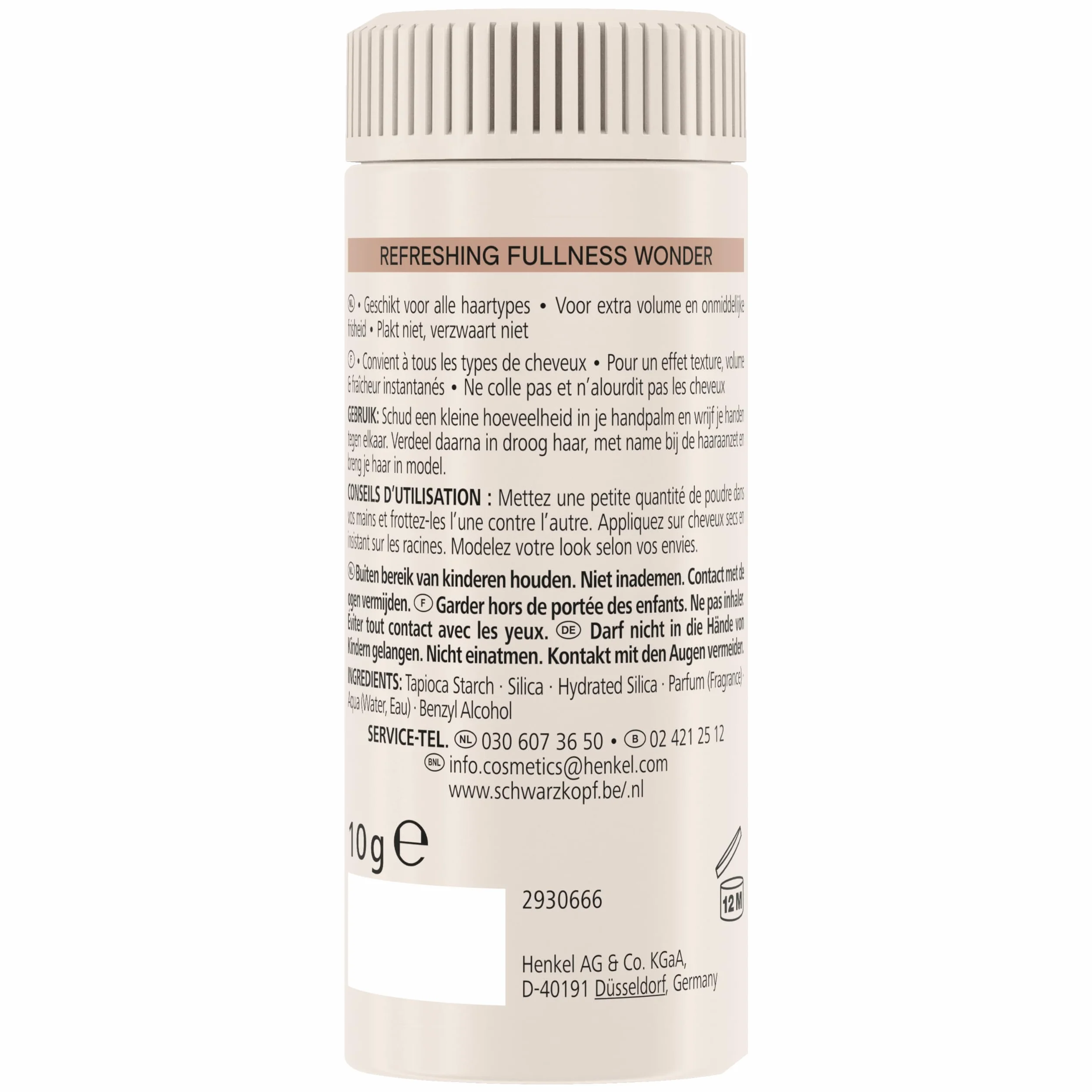 Schwarzkopf Taft Poudre Coiffante 2 en 1 Volume Instantane Anti Sebum Matifiant 10g